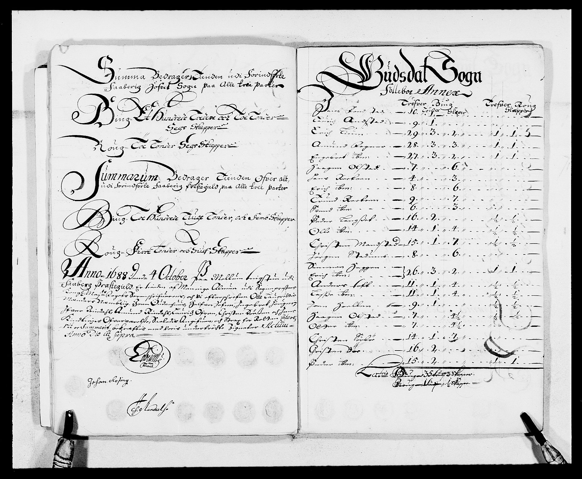 Rentekammeret inntil 1814, Reviderte regnskaper, Fogderegnskap, AV/RA-EA-4092/R17/L1163: Fogderegnskap Gudbrandsdal, 1682-1689, p. 27