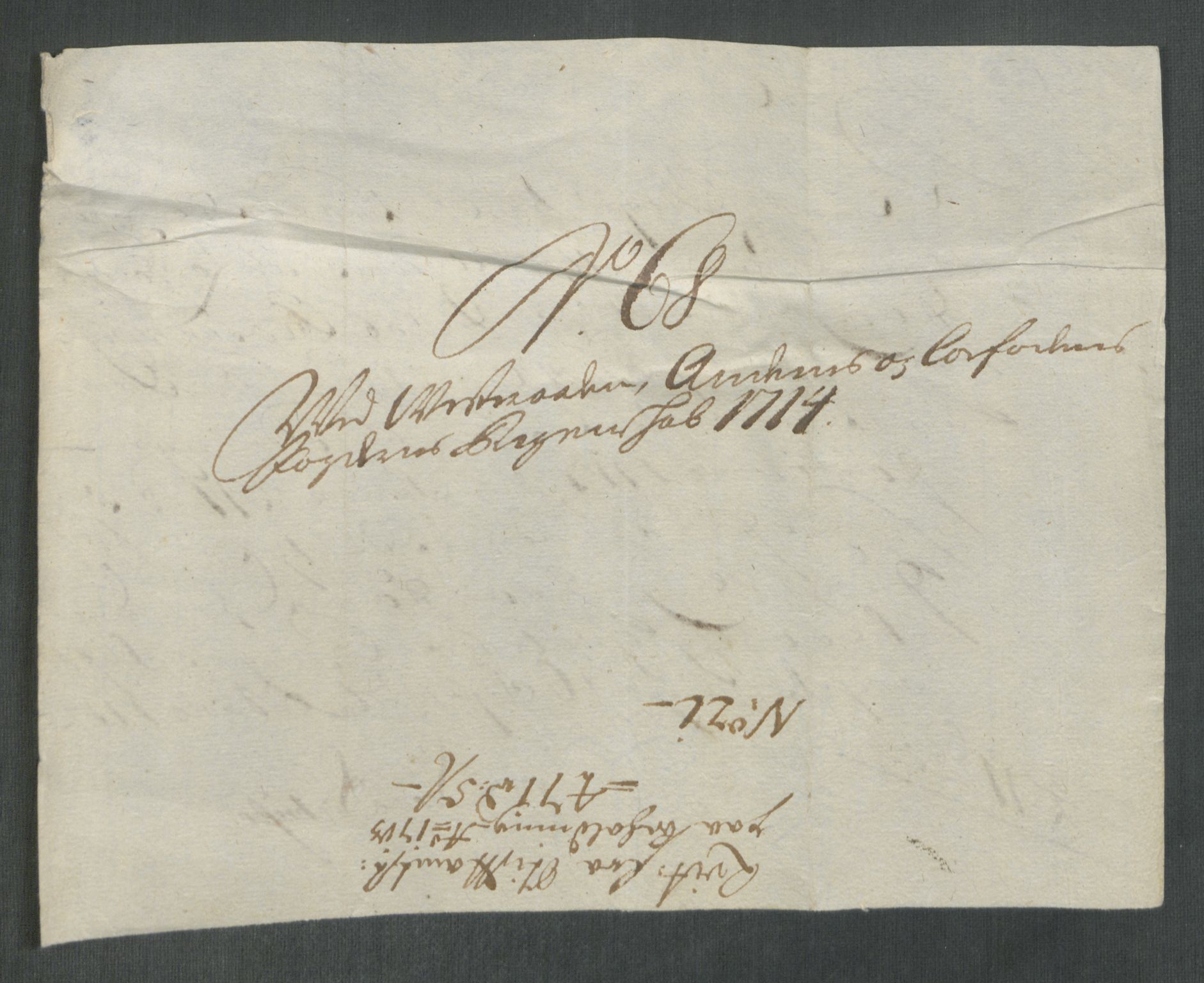 Rentekammeret inntil 1814, Reviderte regnskaper, Fogderegnskap, AV/RA-EA-4092/R67/L4680: Fogderegnskap Vesterålen, Andenes og Lofoten, 1714, p. 301