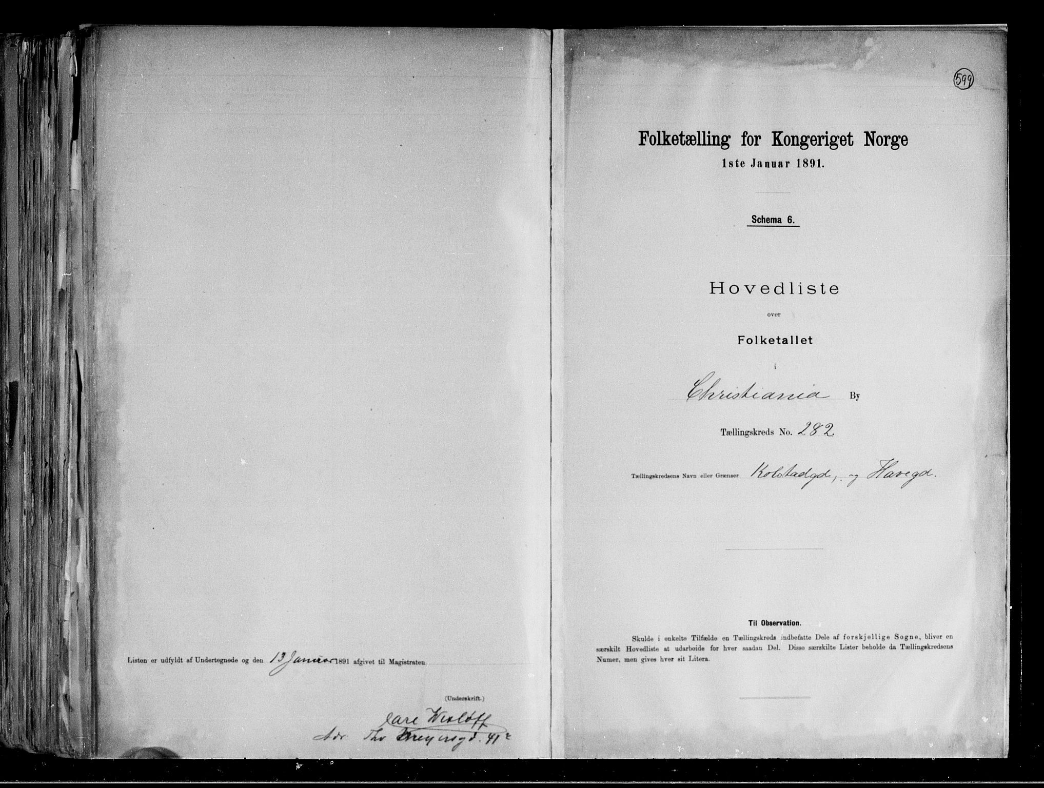 RA, 1891 census for 0301 Kristiania, 1891, p. 160898