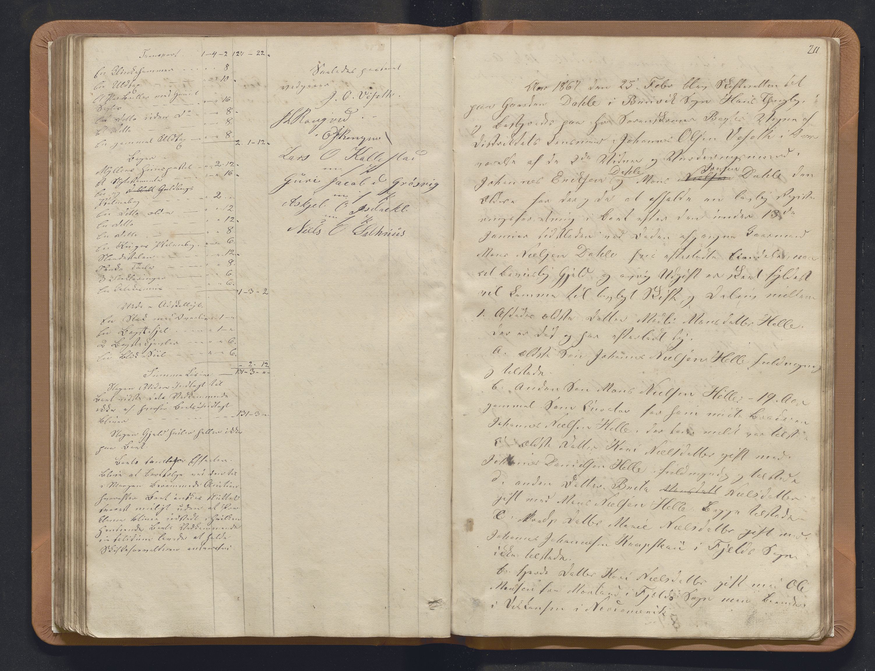 Nordhordland sorenskrivar, AV/SAB-A-2901/1/H/Hb/L0011: Registreringsprotokollar, 1862-1867, p. 210-211