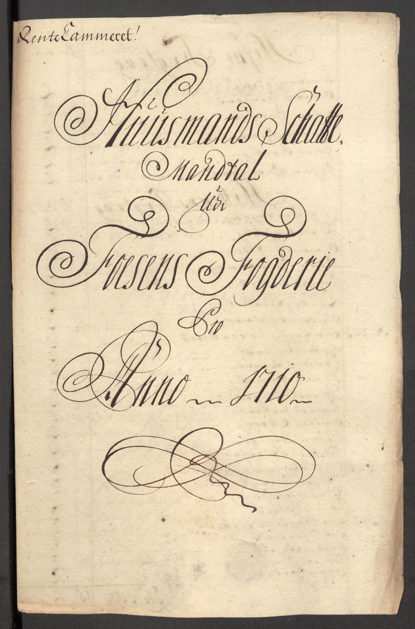 Rentekammeret inntil 1814, Reviderte regnskaper, Fogderegnskap, AV/RA-EA-4092/R57/L3859: Fogderegnskap Fosen, 1710, p. 94