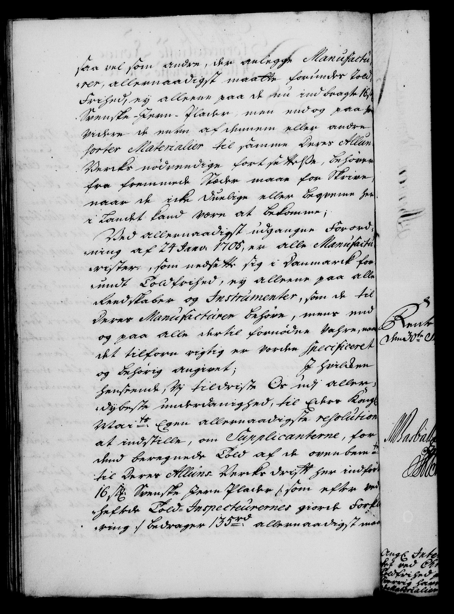 Rentekammeret, Kammerkanselliet, RA/EA-3111/G/Gf/Gfa/L0021: Norsk relasjons- og resolusjonsprotokoll (merket RK 52.21), 1738, p. 501