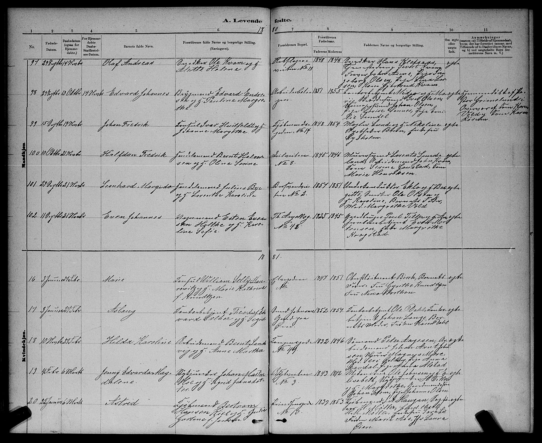 Ministerialprotokoller, klokkerbøker og fødselsregistre - Sør-Trøndelag, AV/SAT-A-1456/601/L0091: Parish register (copy) no. 601C09, 1878-1883