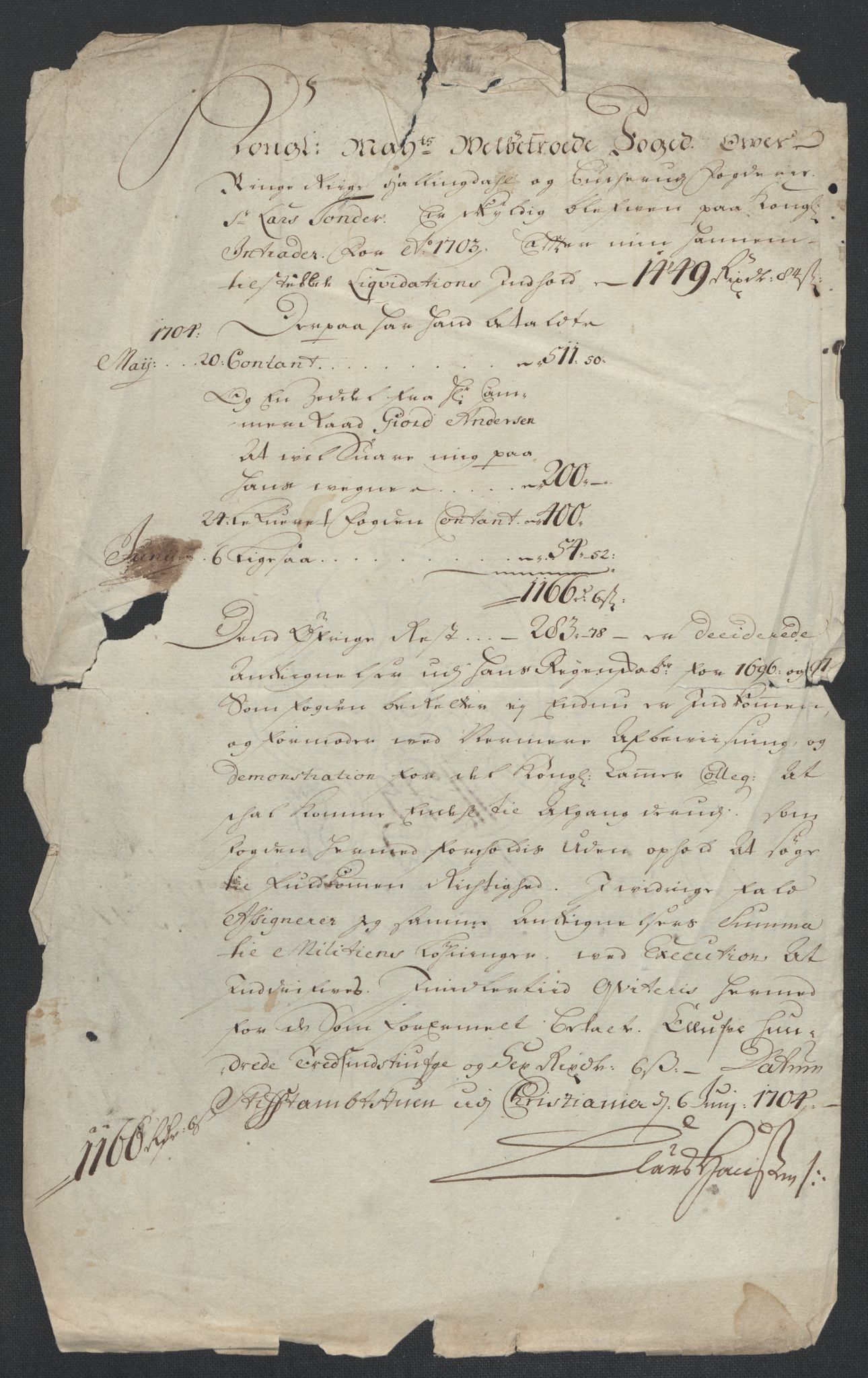 Rentekammeret inntil 1814, Reviderte regnskaper, Fogderegnskap, AV/RA-EA-4092/R22/L1461: Fogderegnskap Ringerike, Hallingdal og Buskerud, 1703, p. 336