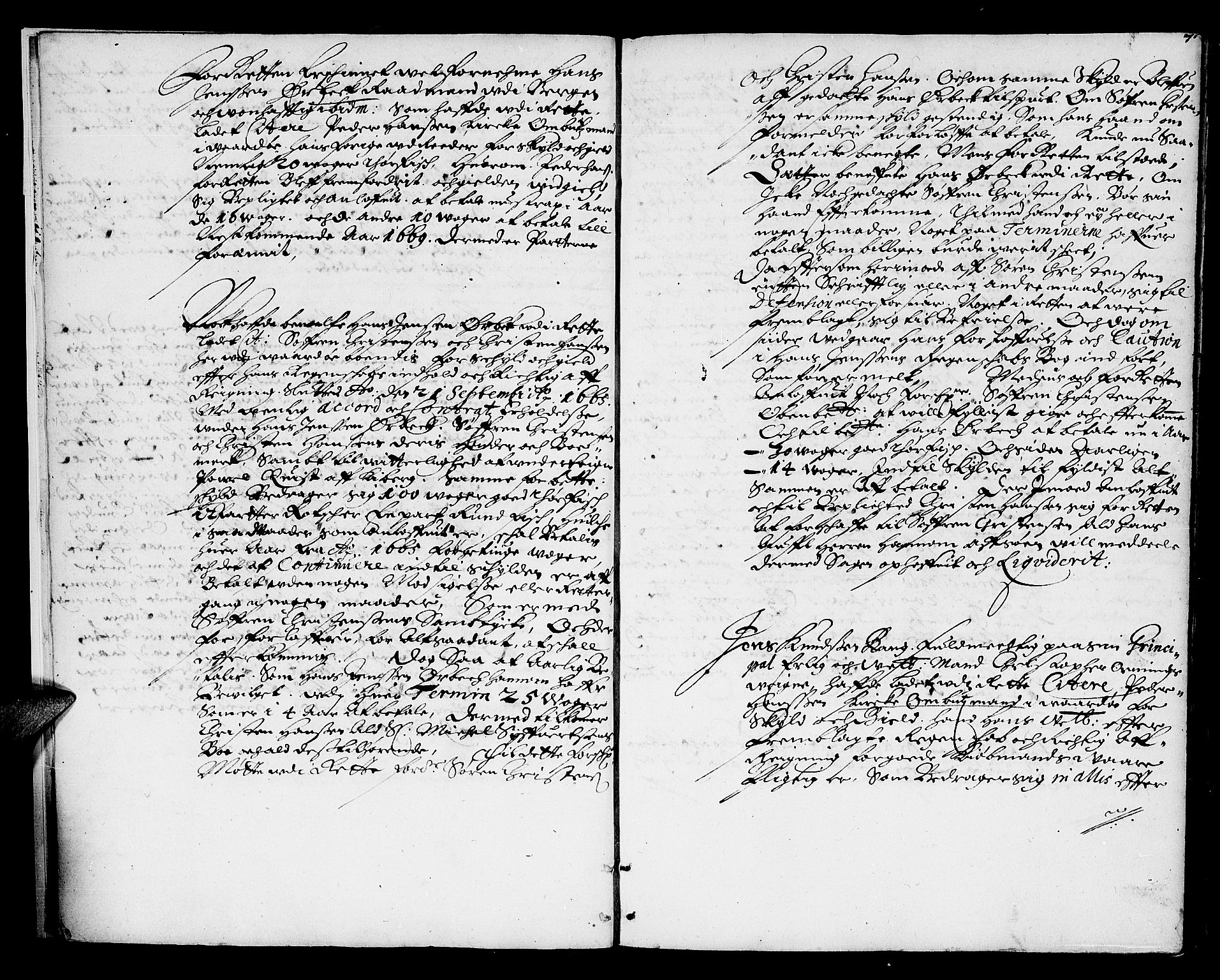 Finnmark sorenskriveri, AV/SATØ-S-0053/F/Fa/L0012: Justisprotokoller, 1668-1671, p. 6b-7a