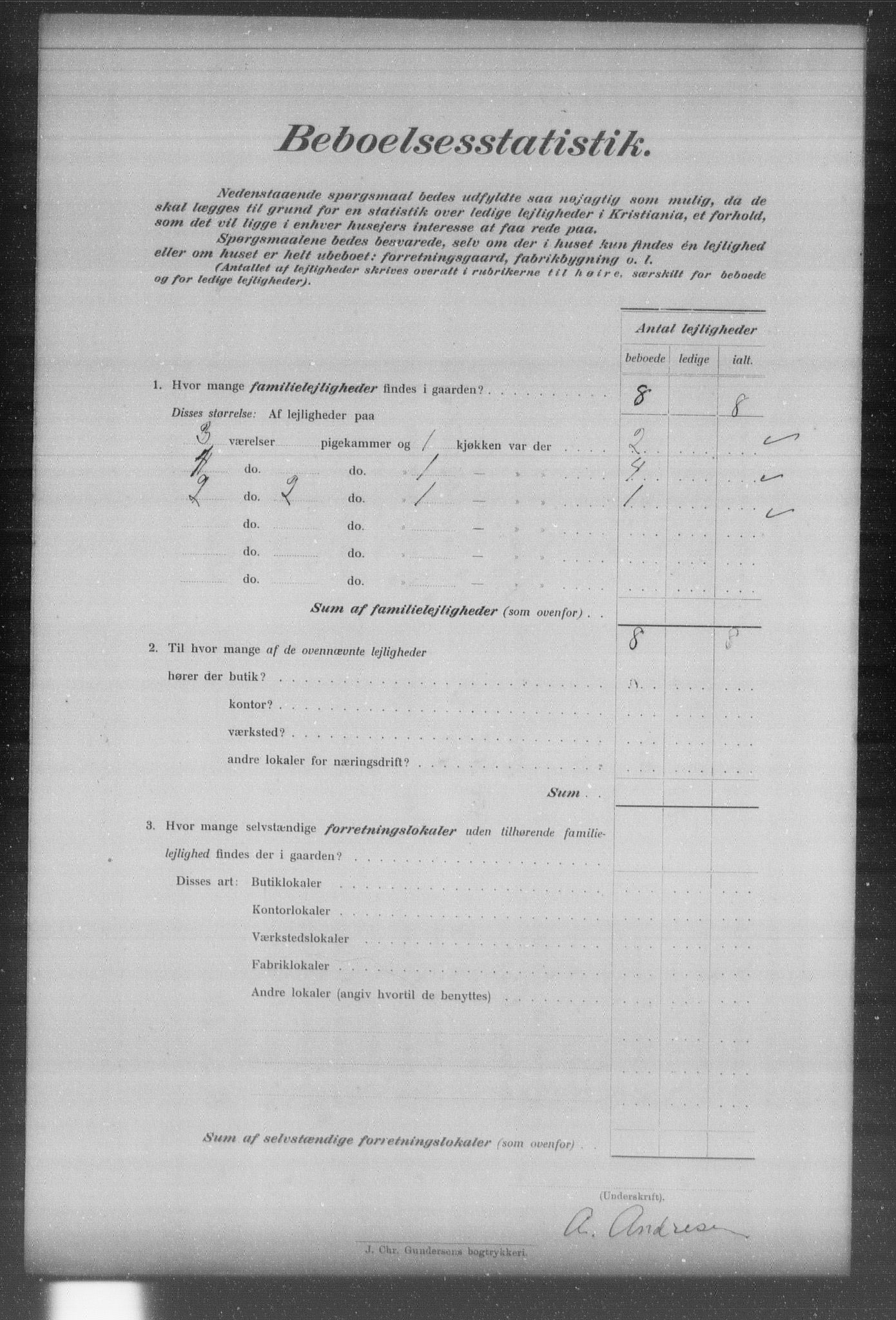 OBA, Municipal Census 1903 for Kristiania, 1903, p. 20166