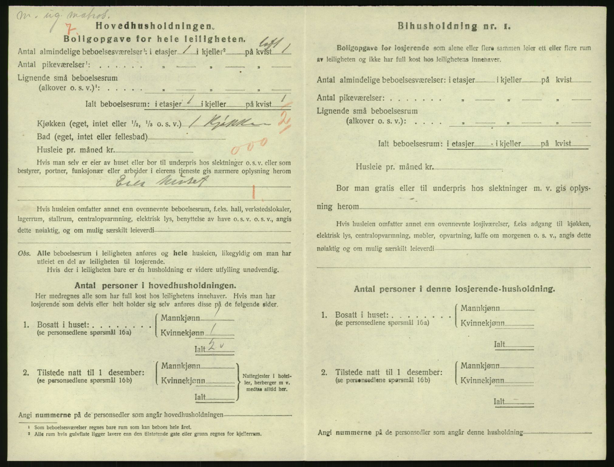 SAK, 1920 census for Risør, 1920, p. 1486