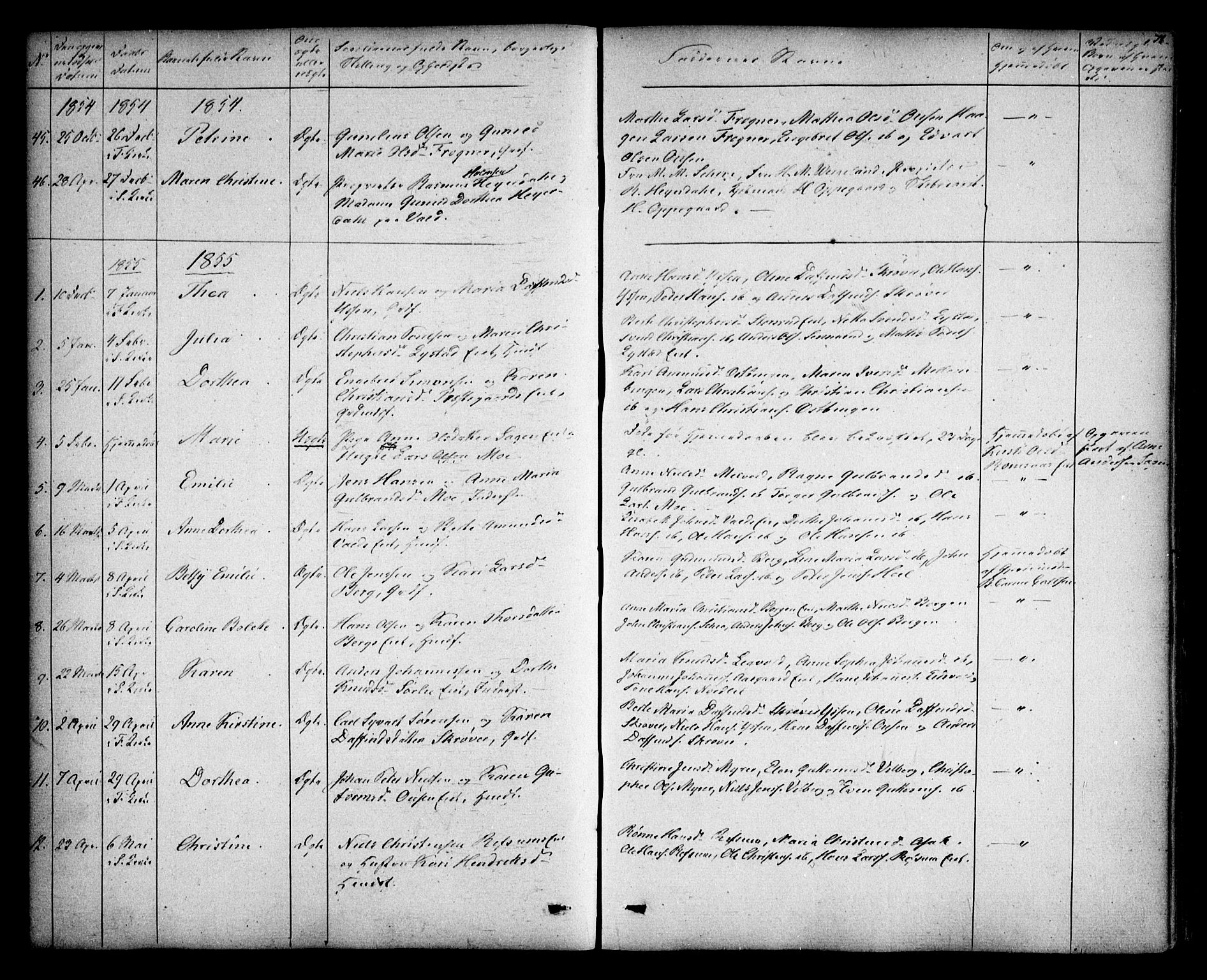 Sørum prestekontor Kirkebøker, AV/SAO-A-10303/F/Fa/L0005: Parish register (official) no. I 5, 1846-1863, p. 76