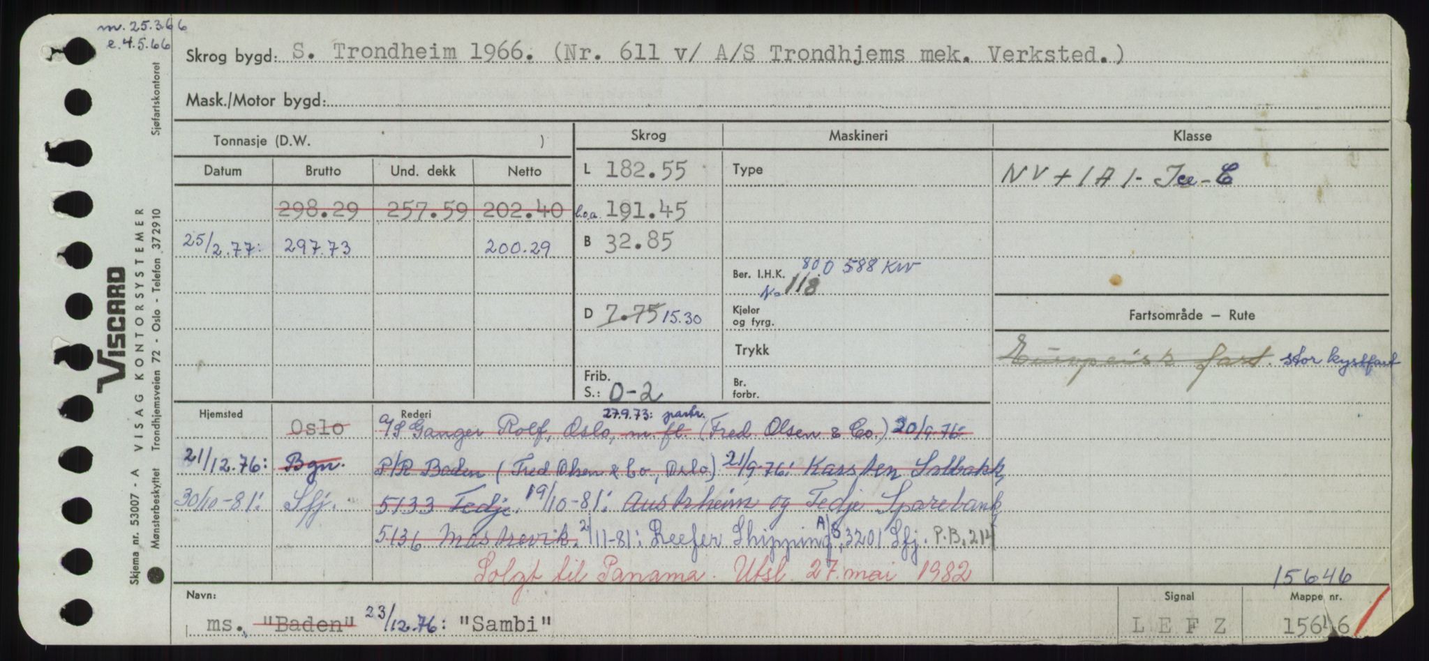 Sjøfartsdirektoratet med forløpere, Skipsmålingen, AV/RA-S-1627/H/Hd/L0031: Fartøy, Rju-Sam, p. 651