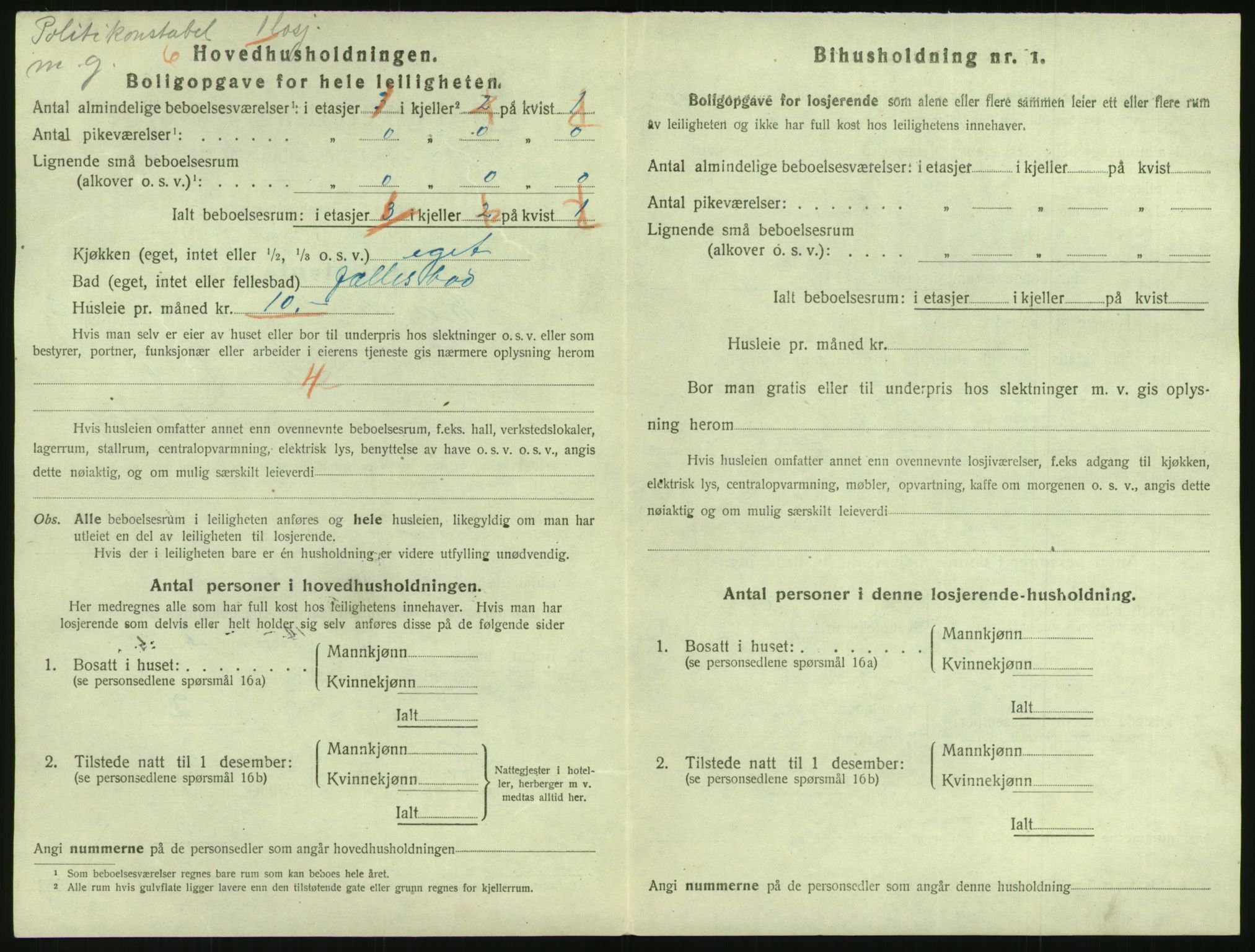 SAO, 1920 census for Kristiania, 1920, p. 11145