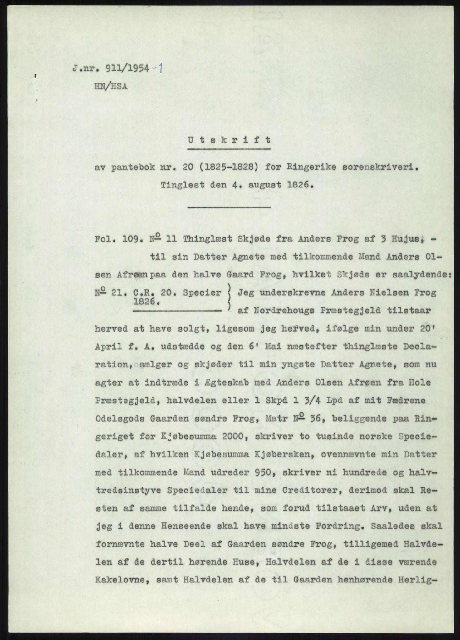 Statsarkivet i Kongsberg, SAKO/A-0001, 1944-1954, p. 465