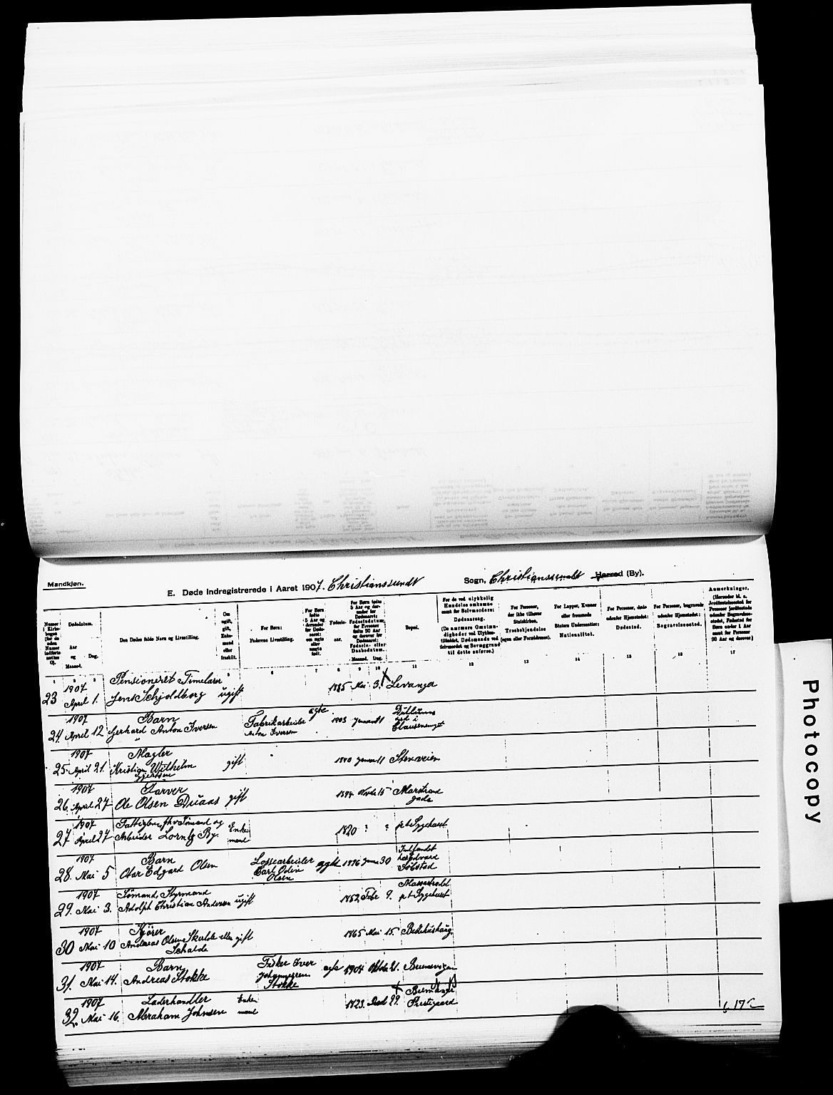 Ministerialprotokoller, klokkerbøker og fødselsregistre - Møre og Romsdal, AV/SAT-A-1454/572/L0860: Parish register (official) no. 572D04, 1903-1916