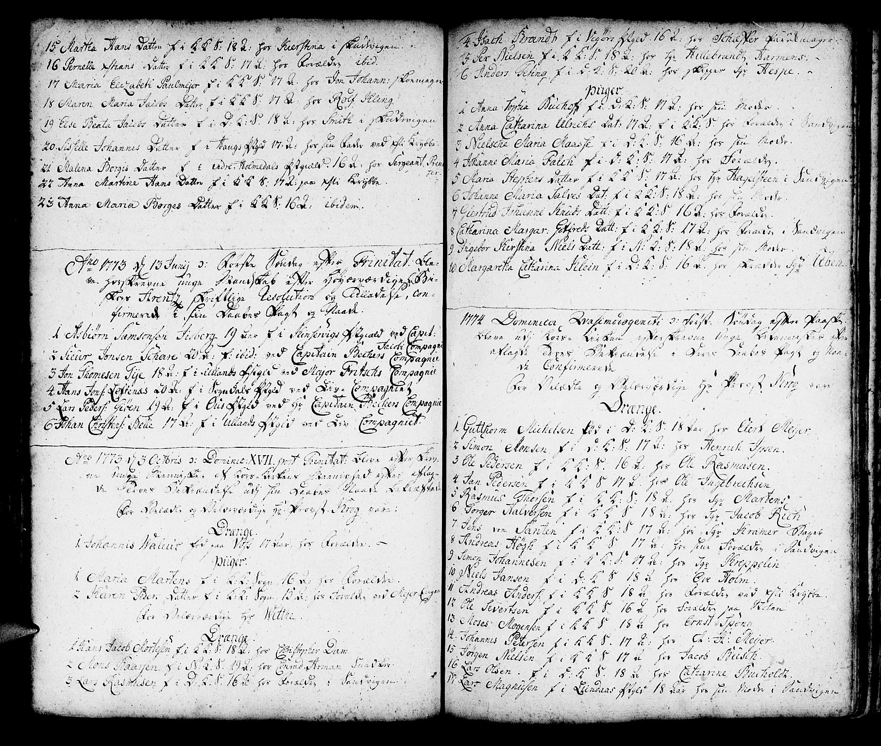 Korskirken sokneprestembete, SAB/A-76101/H/Haa/L0007: Parish register (official) no. A 7, 1736-1839, p. 69