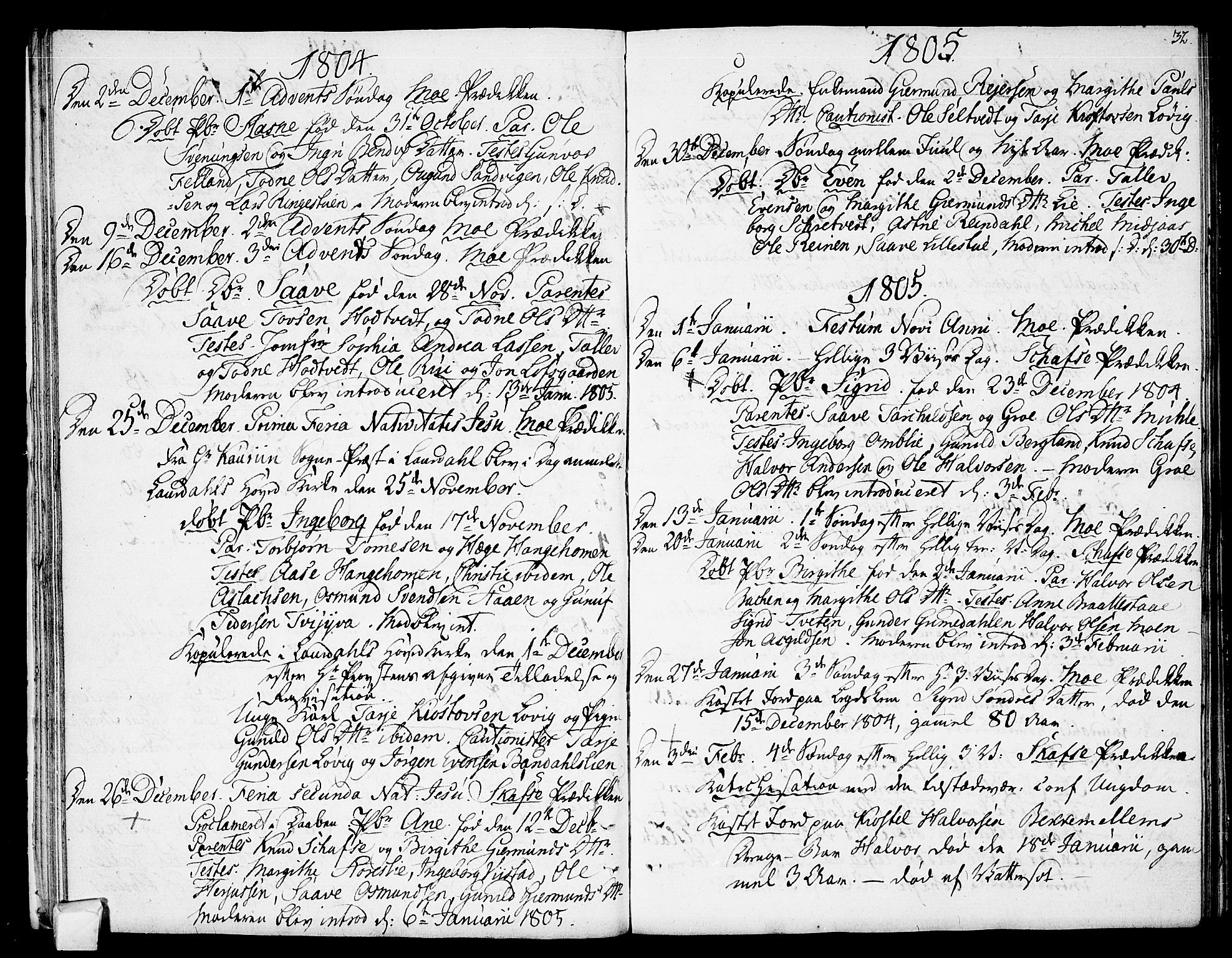 Mo kirkebøker, AV/SAKO-A-286/F/Fa/L0003: Parish register (official) no. I 3, 1800-1814, p. 32