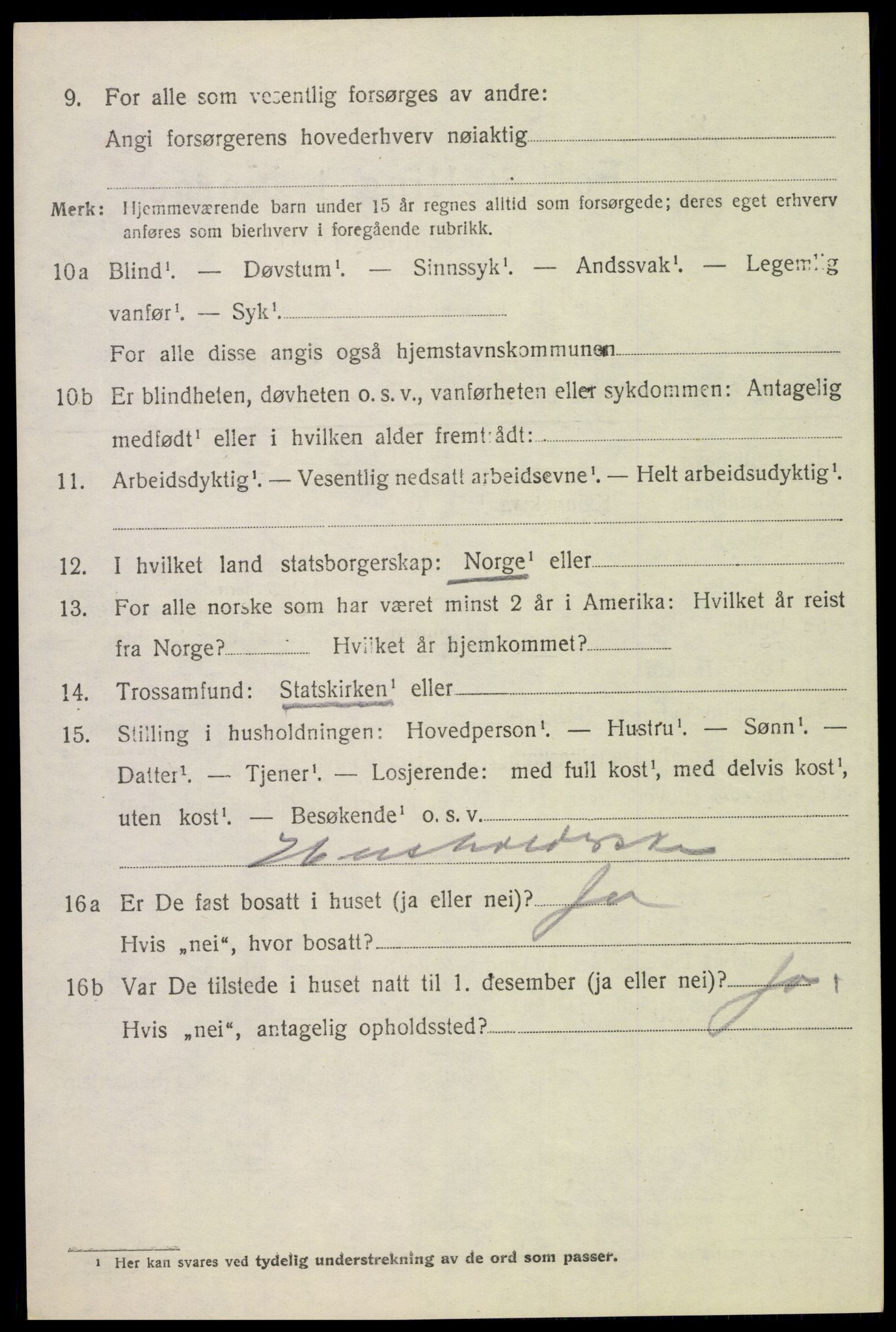 SAH, 1920 census for Eidskog, 1920, p. 10000