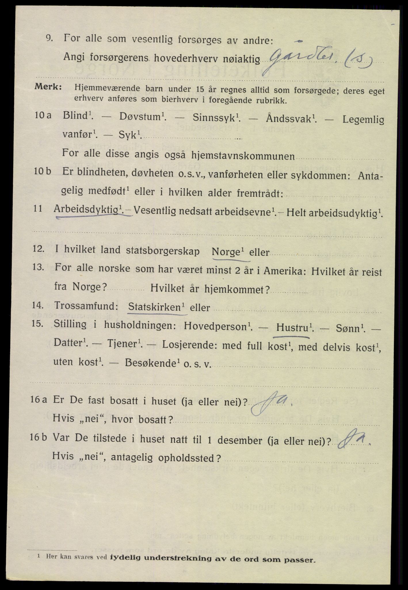 SAH, 1920 census for Vang (Hedmark), 1920, p. 19394