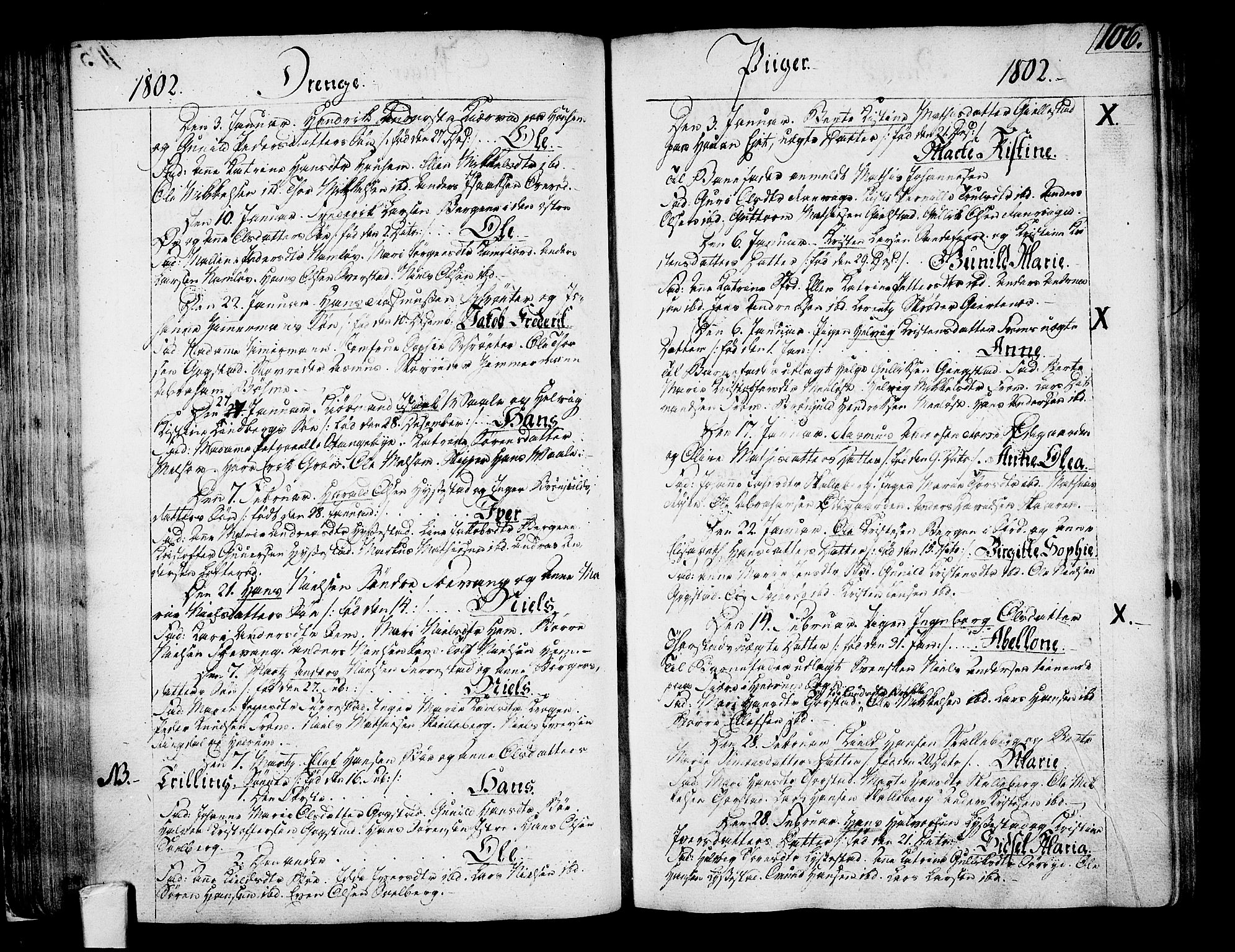 Sandar kirkebøker, SAKO/A-243/F/Fa/L0003: Parish register (official) no. 3, 1789-1814, p. 106