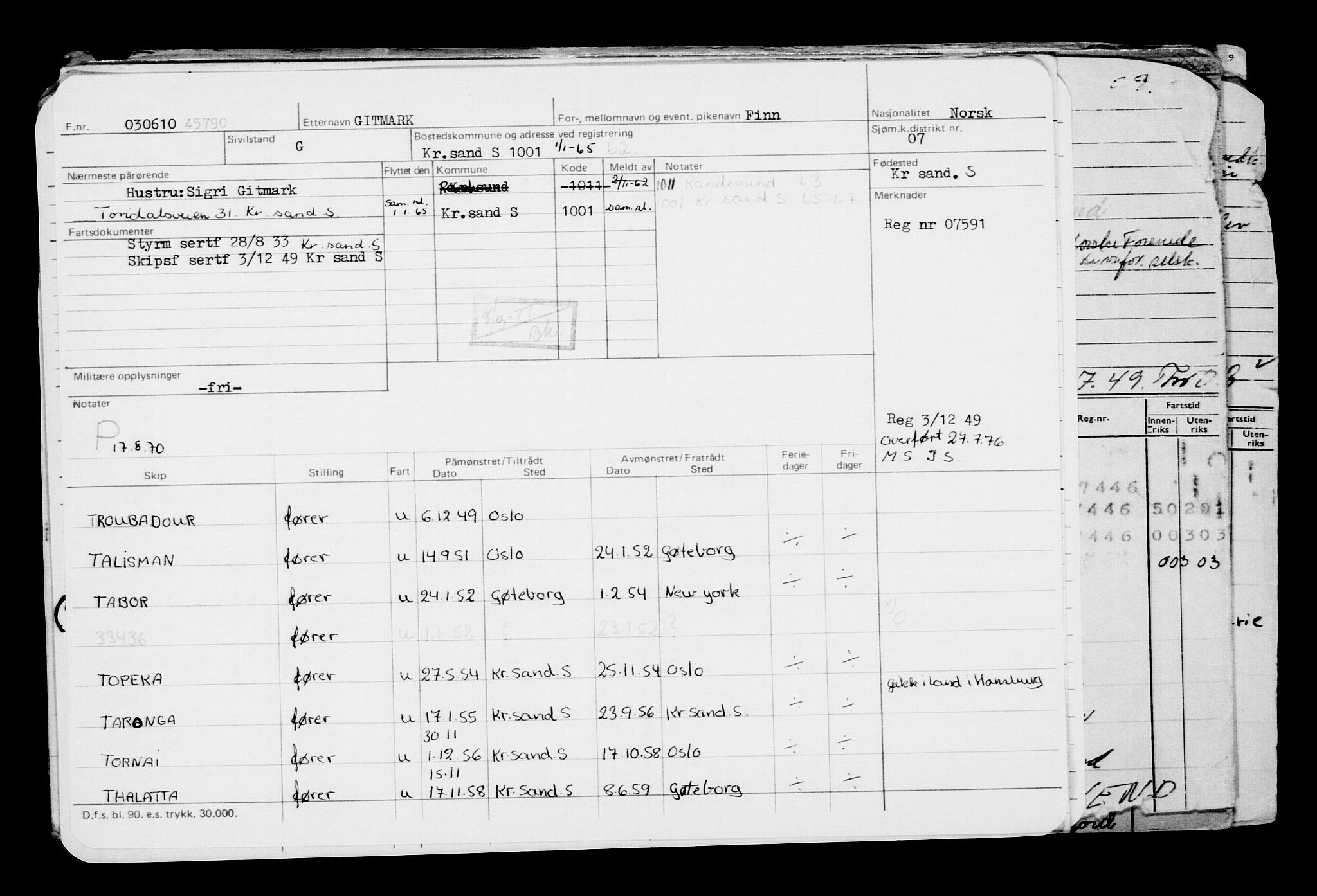 Direktoratet for sjømenn, AV/RA-S-3545/G/Gb/L0090: Hovedkort, 1910, p. 39