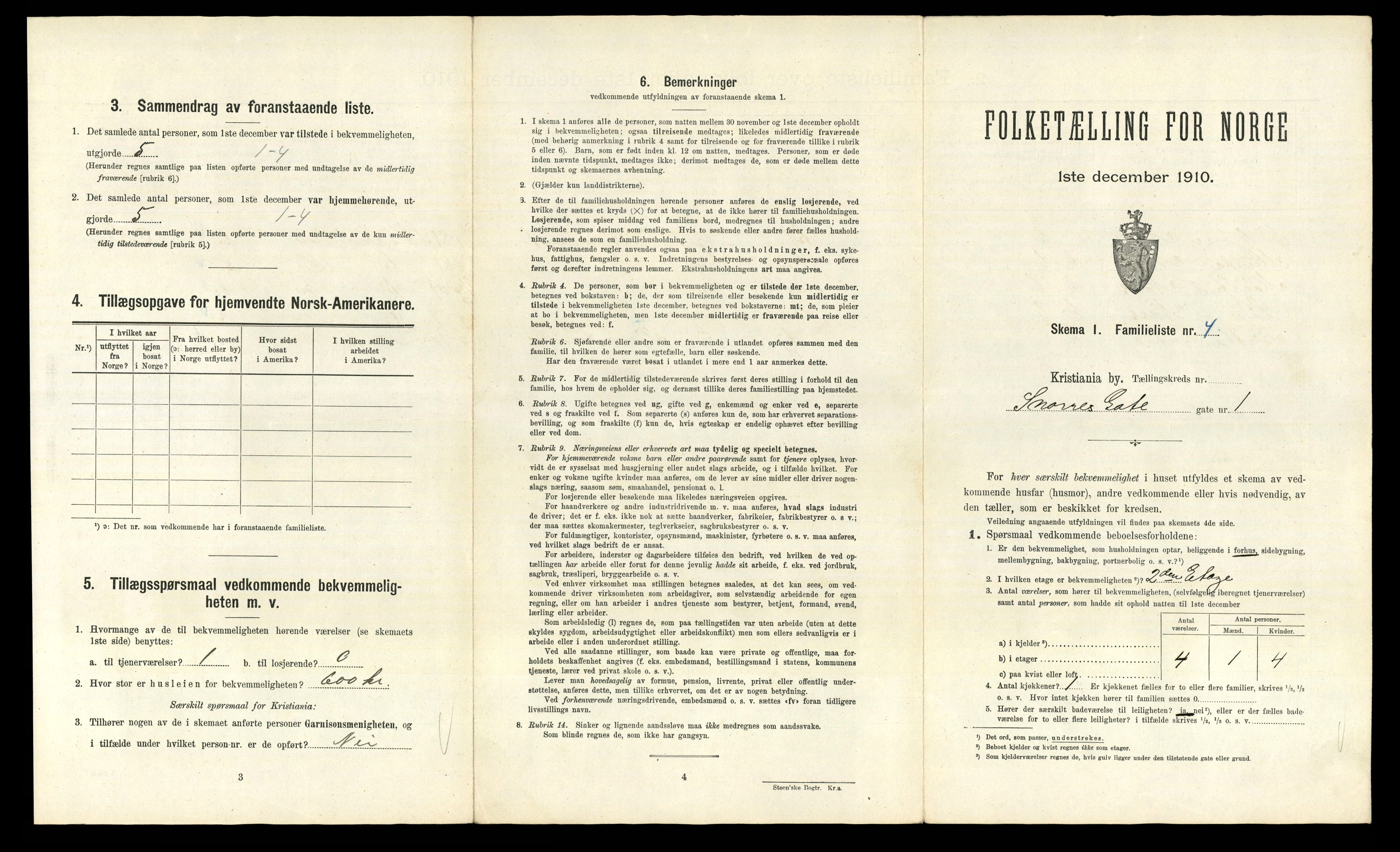 RA, 1910 census for Kristiania, 1910, p. 93635