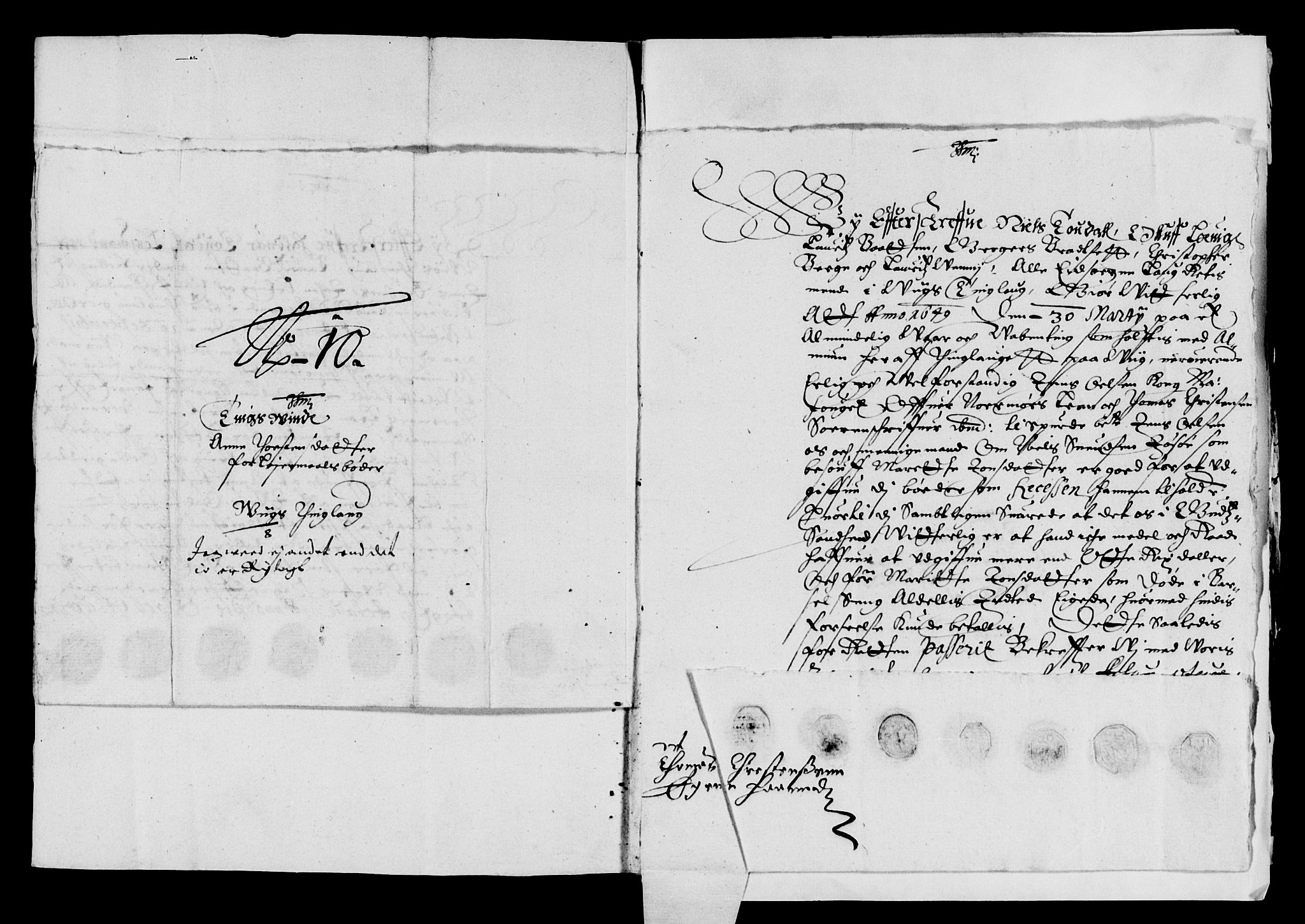 Rentekammeret inntil 1814, Reviderte regnskaper, Lensregnskaper, AV/RA-EA-5023/R/Rb/Rbw/L0094: Trondheim len, 1648-1650