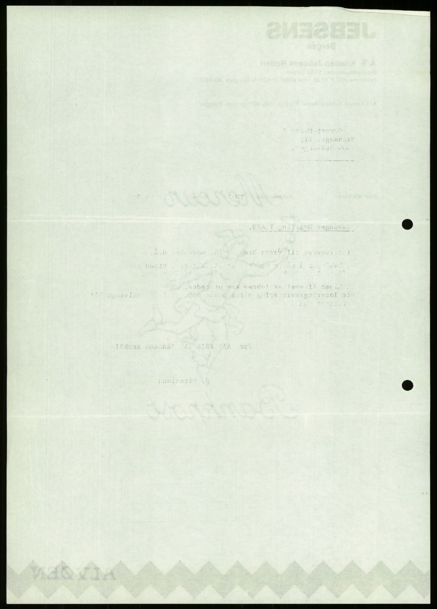 Pa 1503 - Stavanger Drilling AS, AV/SAST-A-101906/D/L0006: Korrespondanse og saksdokumenter, 1974-1984, p. 799