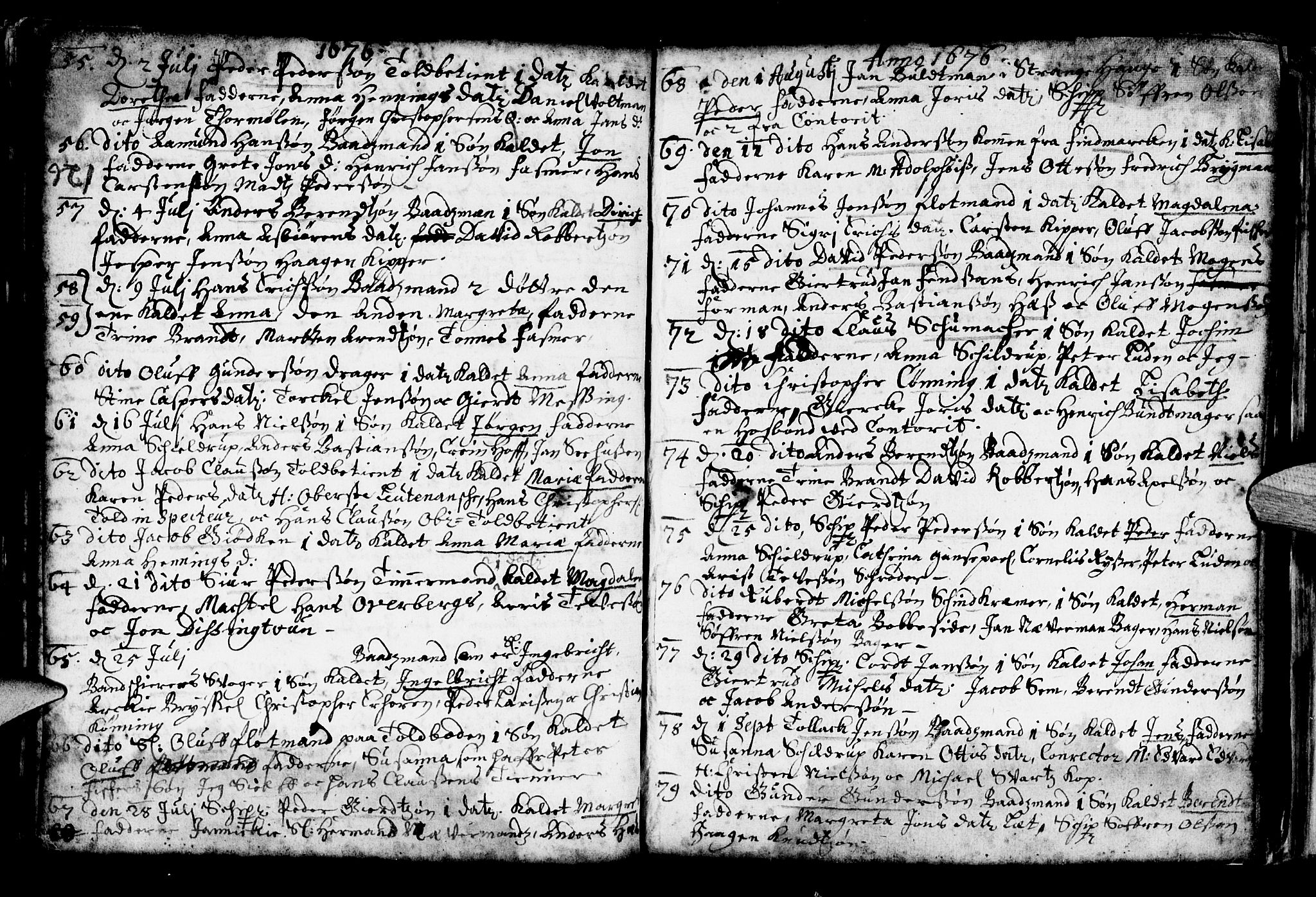 Nykirken Sokneprestembete, SAB/A-77101/H/Haa/L0001: Parish register (official) no. A 1, 1668-1820, p. 126