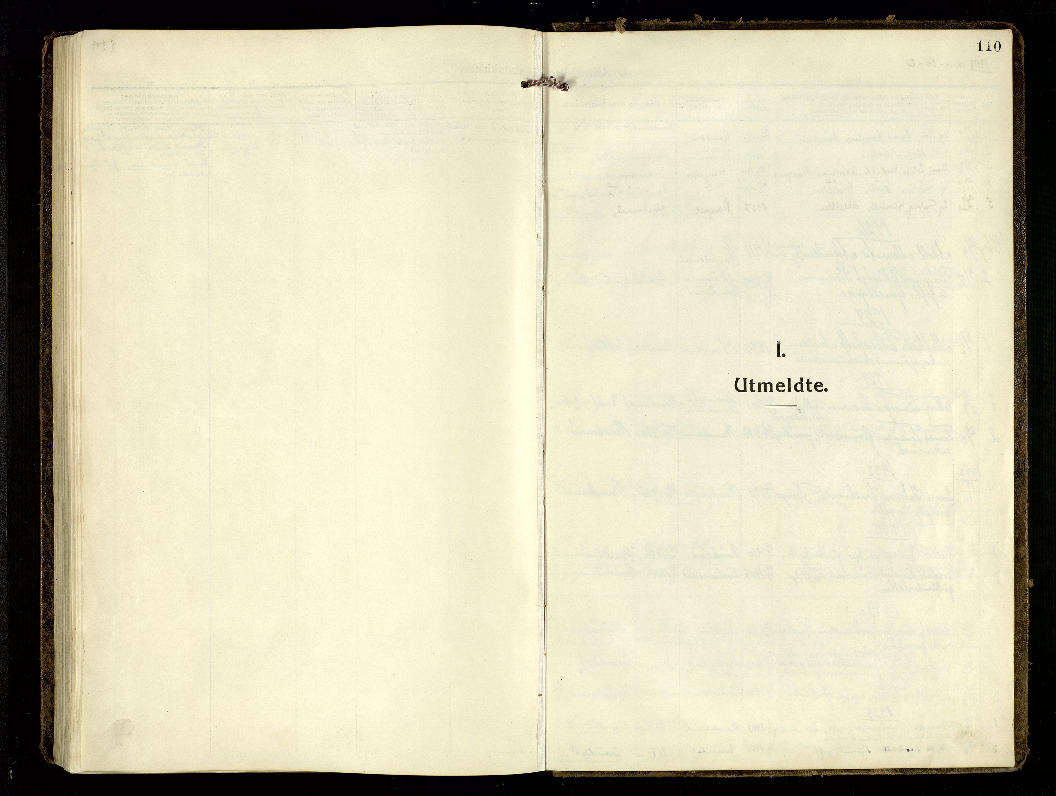 Oddernes sokneprestkontor, AV/SAK-1111-0033/F/Fa/Fab/L0004: Parish register (official) no. A 4, 1916-1935, p. 110