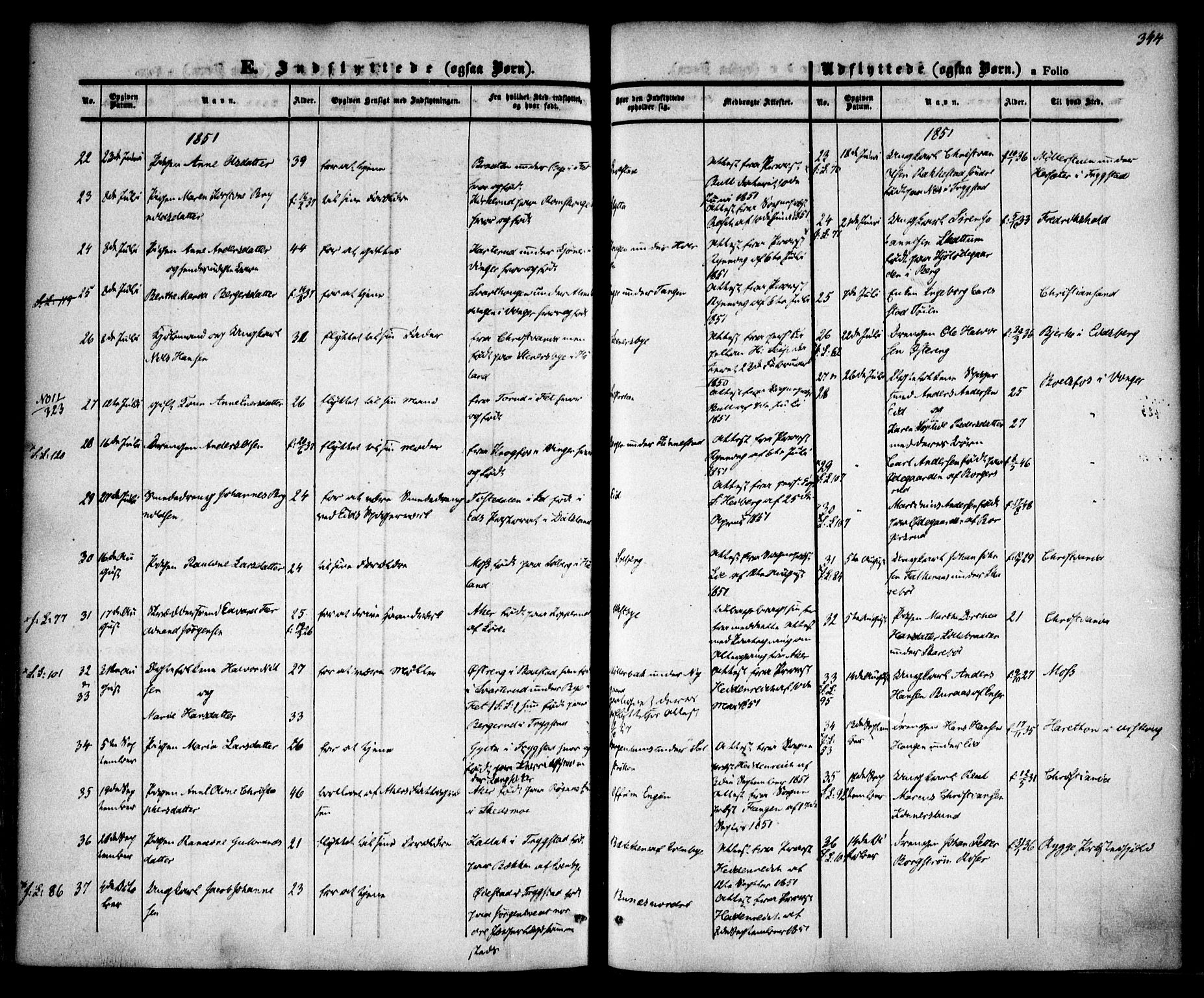 Høland prestekontor Kirkebøker, AV/SAO-A-10346a/F/Fa/L0009: Parish register (official) no. I 9, 1846-1853, p. 344