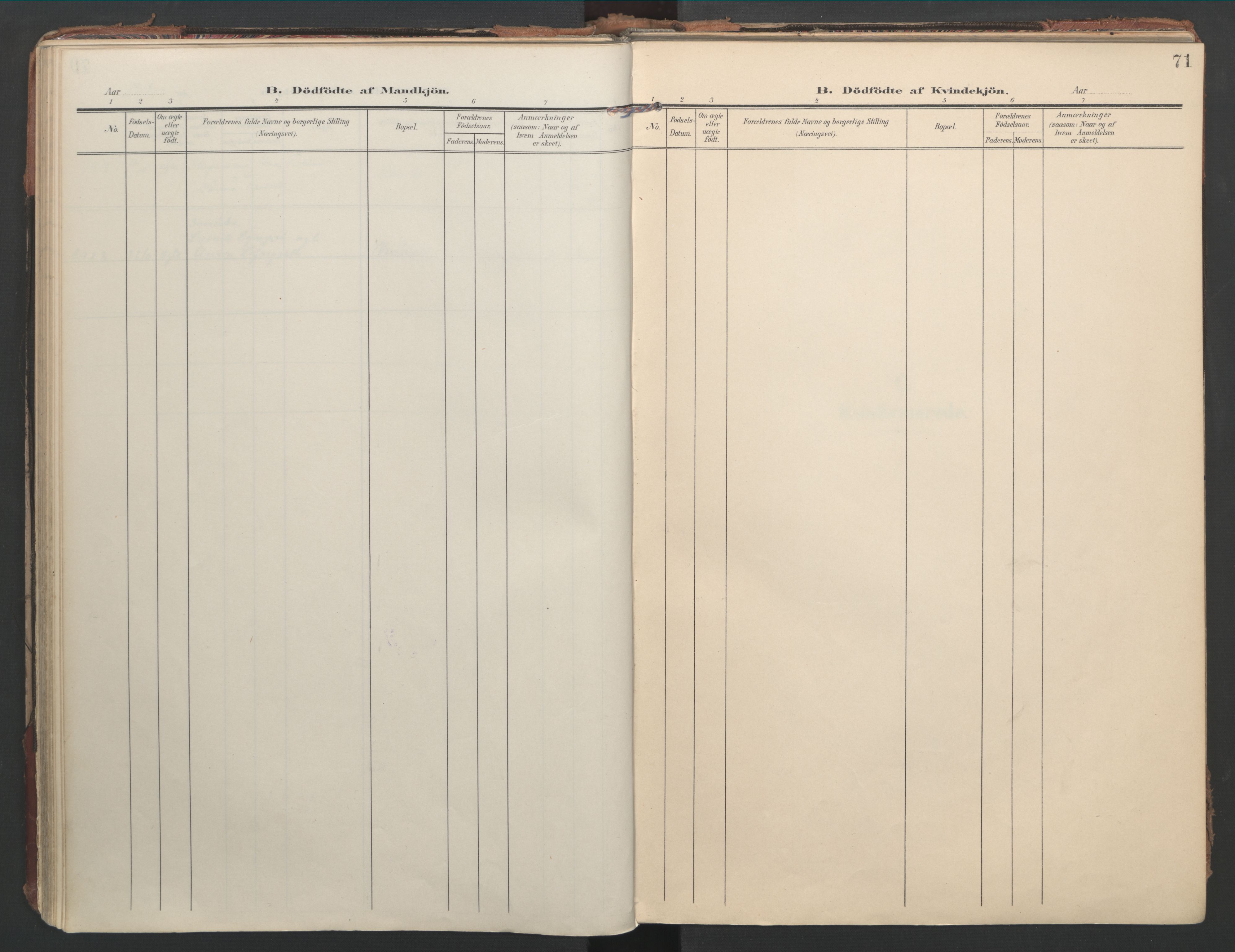 Ministerialprotokoller, klokkerbøker og fødselsregistre - Nord-Trøndelag, AV/SAT-A-1458/744/L0421: Parish register (official) no. 744A05, 1905-1930, p. 71