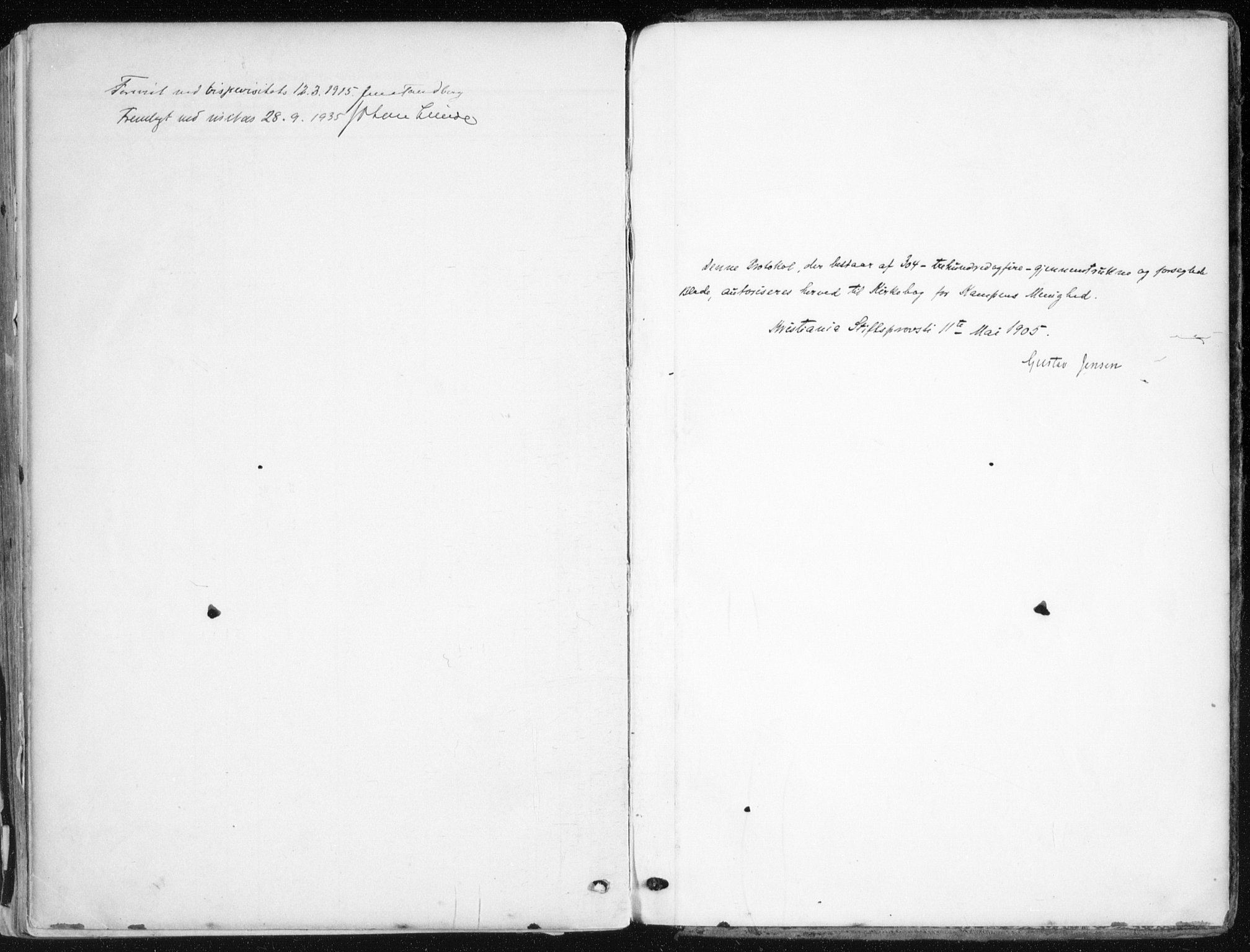 Kampen prestekontor Kirkebøker, SAO/A-10853/F/Fa/L0010: Parish register (official) no. I 10, 1905-1917