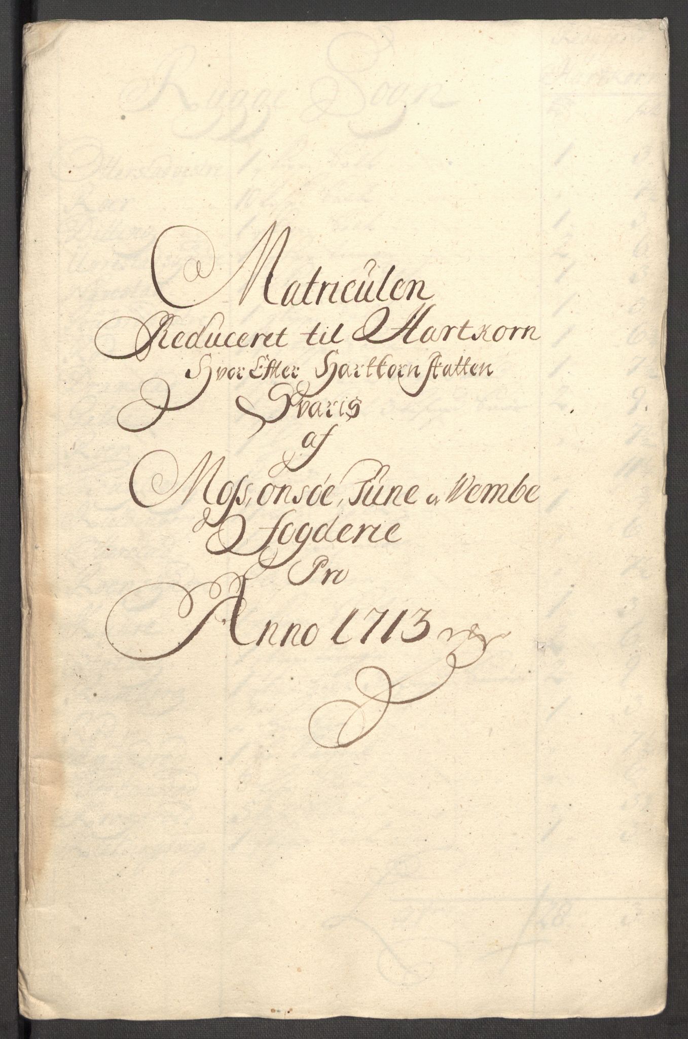 Rentekammeret inntil 1814, Reviderte regnskaper, Fogderegnskap, AV/RA-EA-4092/R04/L0138: Fogderegnskap Moss, Onsøy, Tune, Veme og Åbygge, 1713-1714, p. 104
