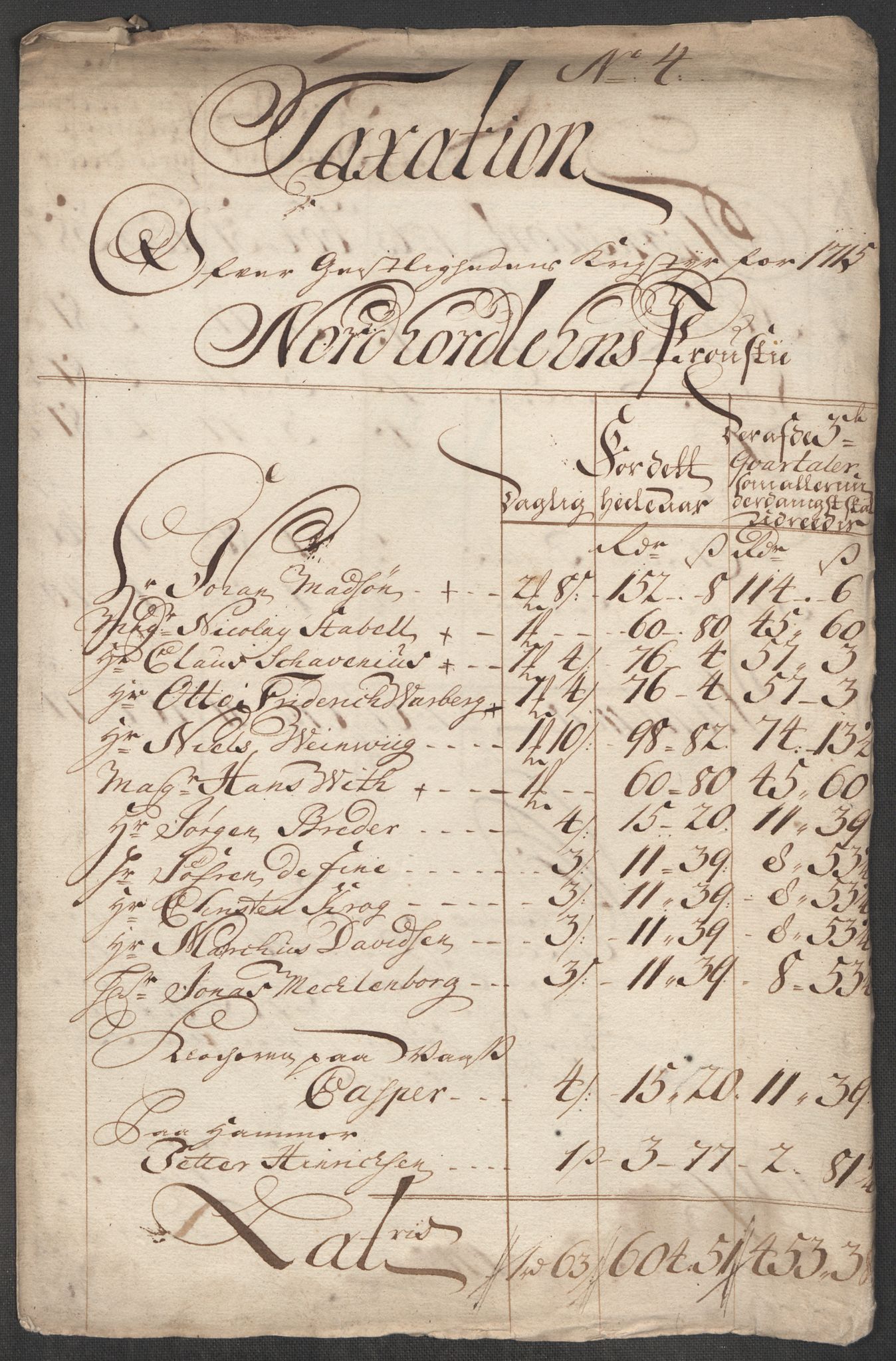 Rentekammeret inntil 1814, Reviderte regnskaper, Fogderegnskap, RA/EA-4092/R51/L3198: Fogderegnskap Nordhordland og Voss, 1715, p. 98