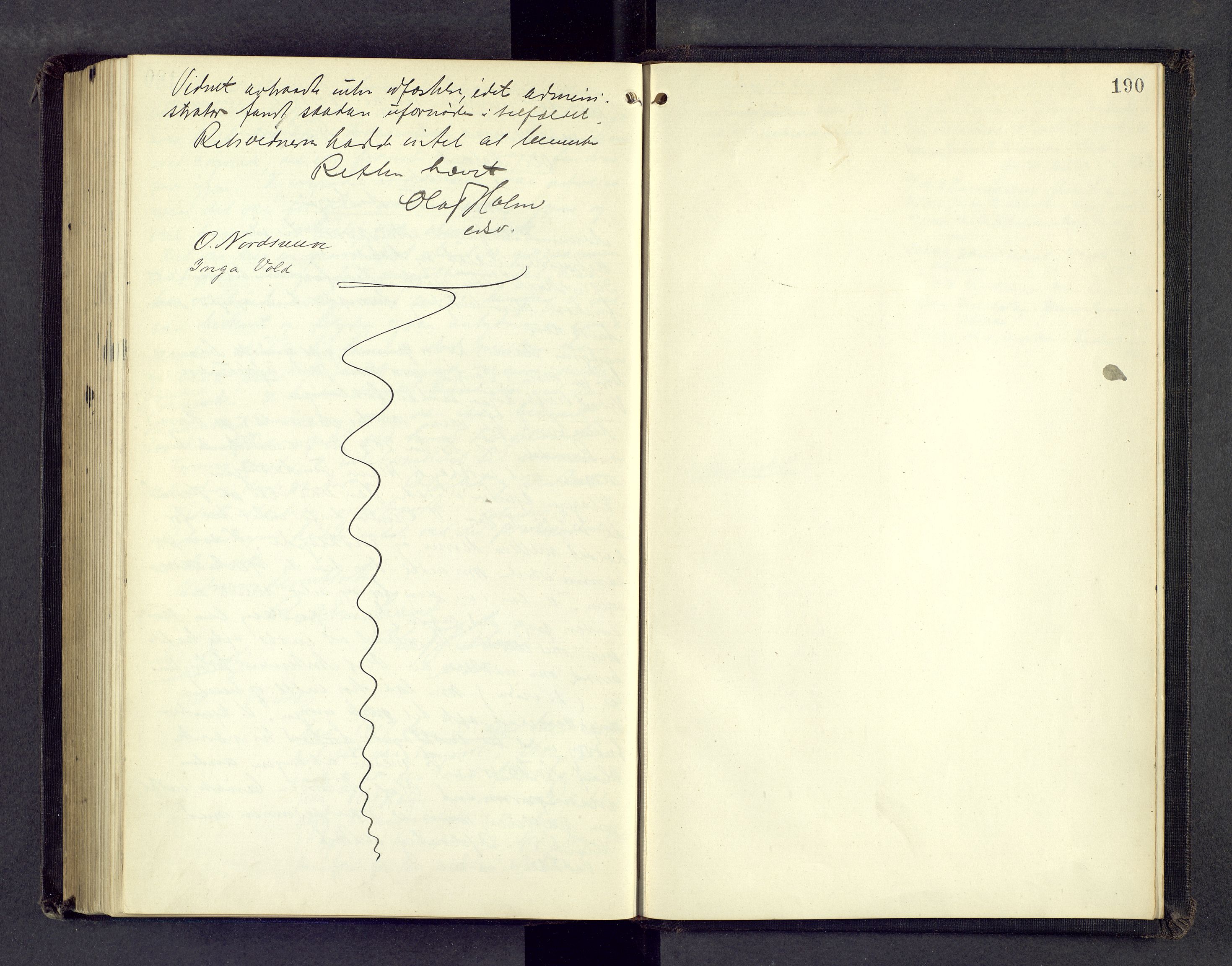 Sør-Hedmark sorenskriveri, SAH/TING-014/G/Gc/Gca/L0020: Ekstrarettsprotokoll, 1911-1917, p. 189b-190a