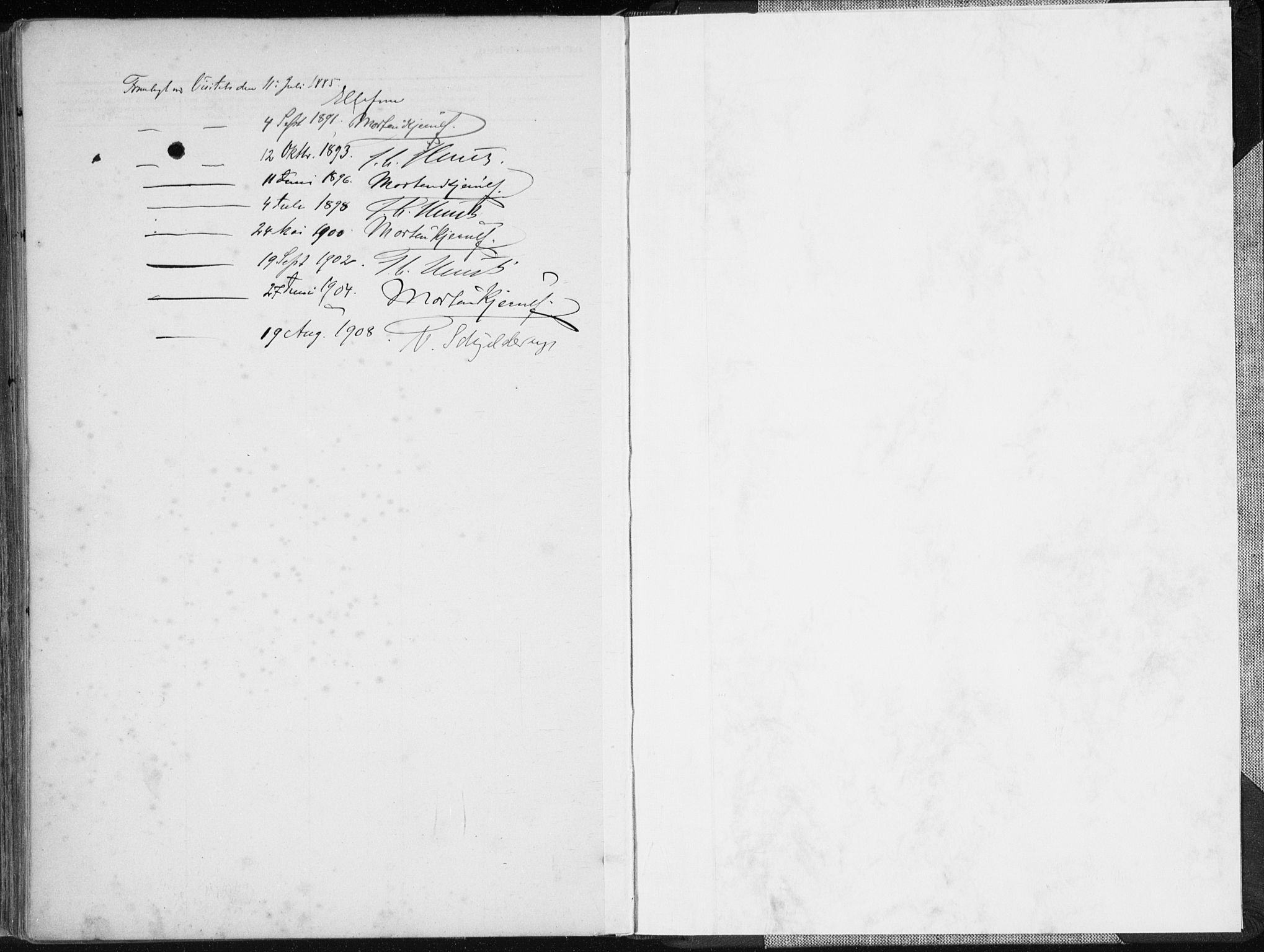 Holum sokneprestkontor, SAK/1111-0022/F/Fa/Faa/L0007: Parish register (official) no. A 7, 1884-1907