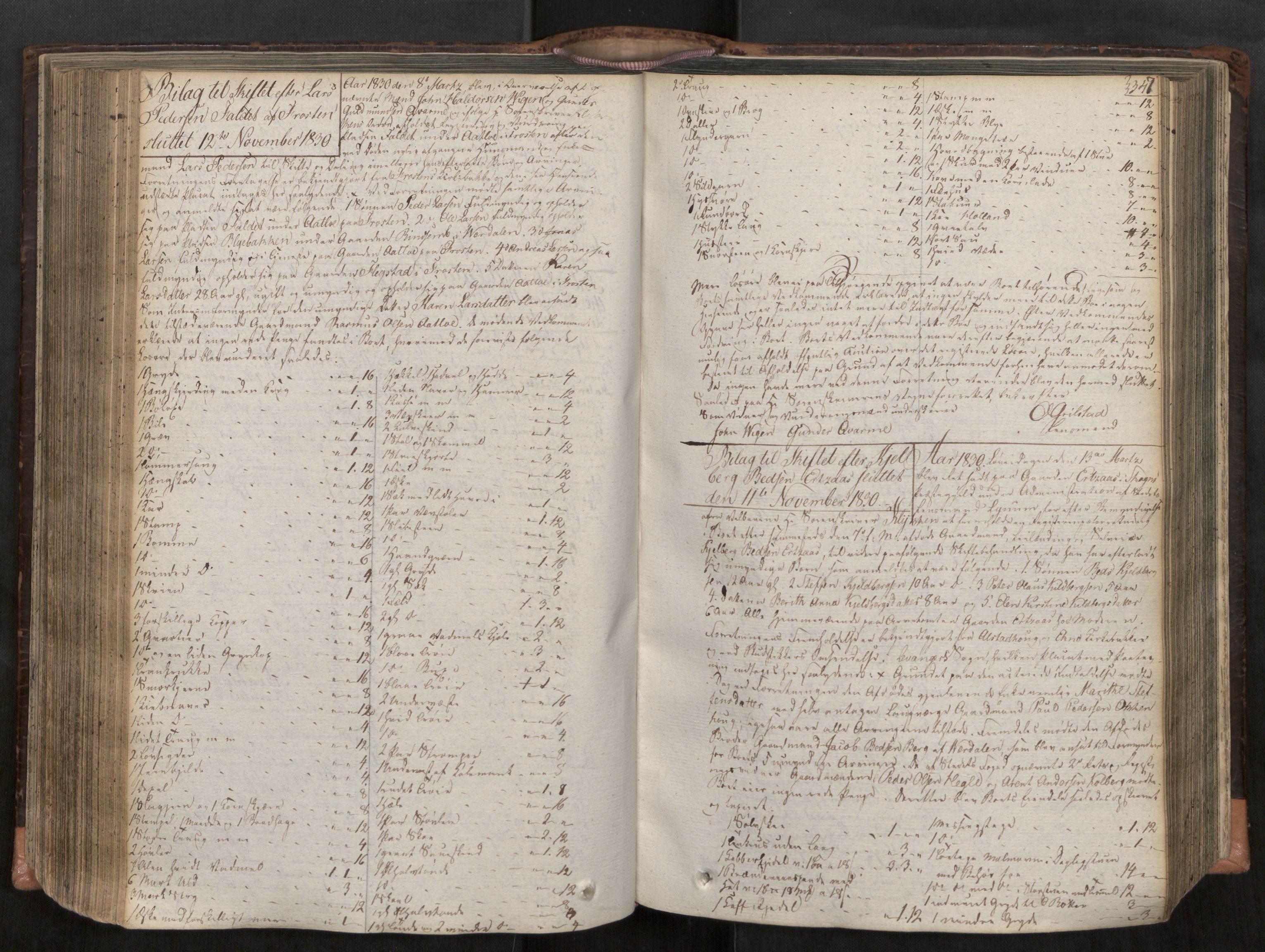 Stjør- og Verdal sorenskriveri, AV/SAT-A-4167/1/3/3Ca/L0001: Skifteregistreringsprotokoll, 1823-1837, p. 347