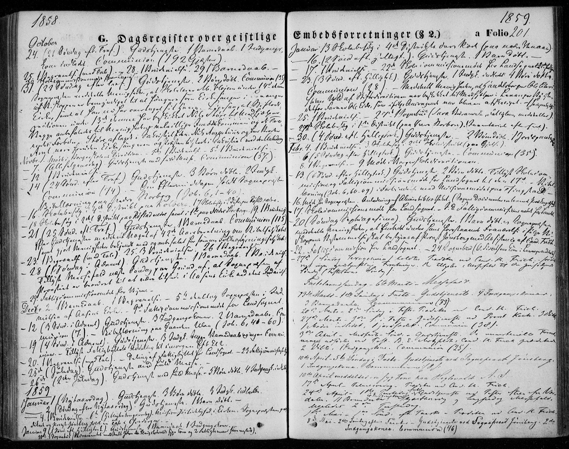 Ministerialprotokoller, klokkerbøker og fødselsregistre - Nord-Trøndelag, SAT/A-1458/720/L0184: Parish register (official) no. 720A02 /1, 1855-1863, p. 201