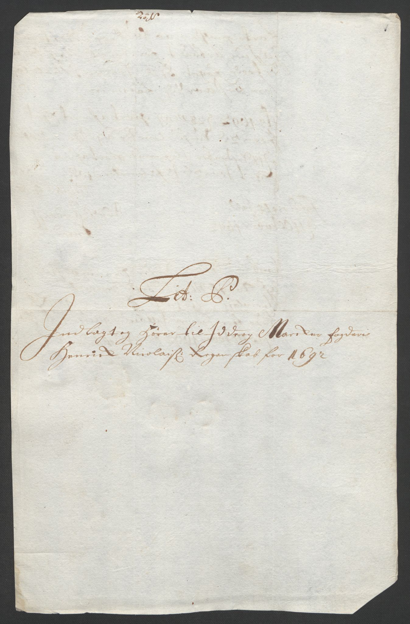 Rentekammeret inntil 1814, Reviderte regnskaper, Fogderegnskap, AV/RA-EA-4092/R01/L0011: Fogderegnskap Idd og Marker, 1692-1693, p. 166