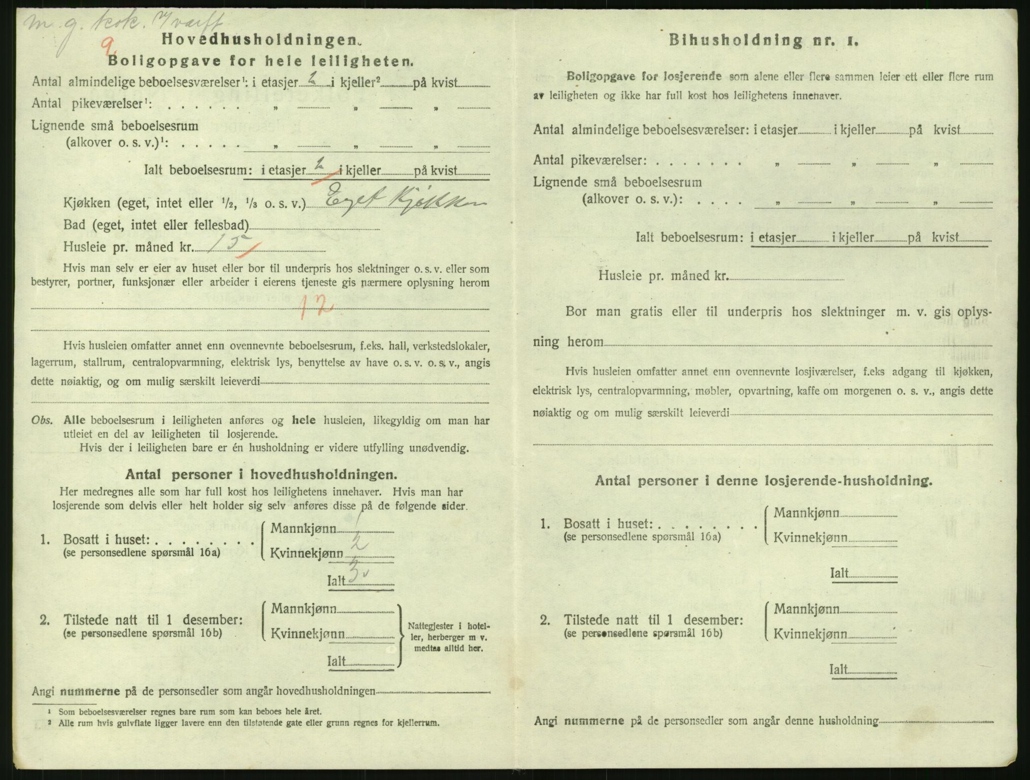 SAK, 1920 census for Risør, 1920, p. 2326