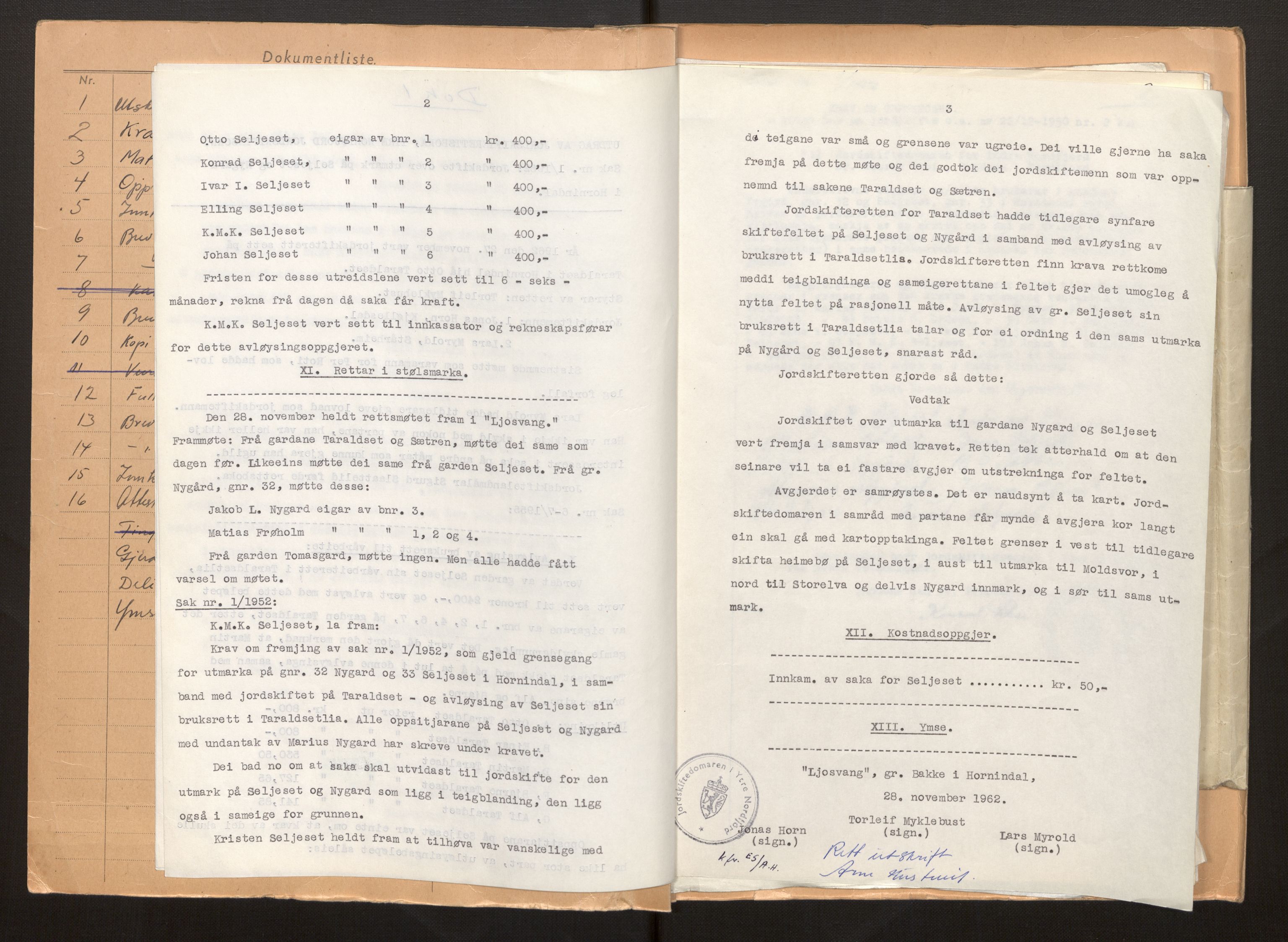 Sogn og Fjordane jordskiftedøme - I Nordfjord jordskiftedistrikt, AV/SAB-A-6001/B/L0107: Jordskiftedokument, 1962-1968, p. 6