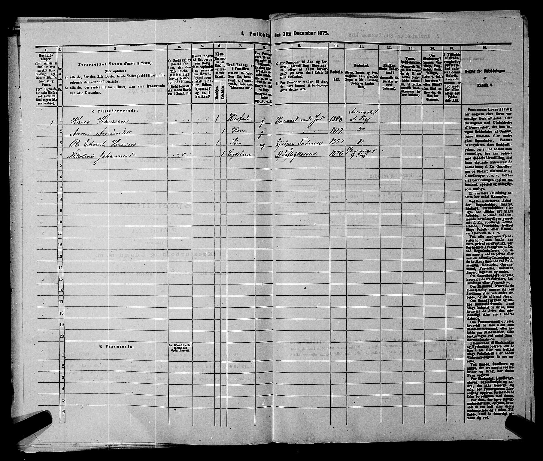 RA, 1875 census for 0118P Aremark, 1875, p. 481