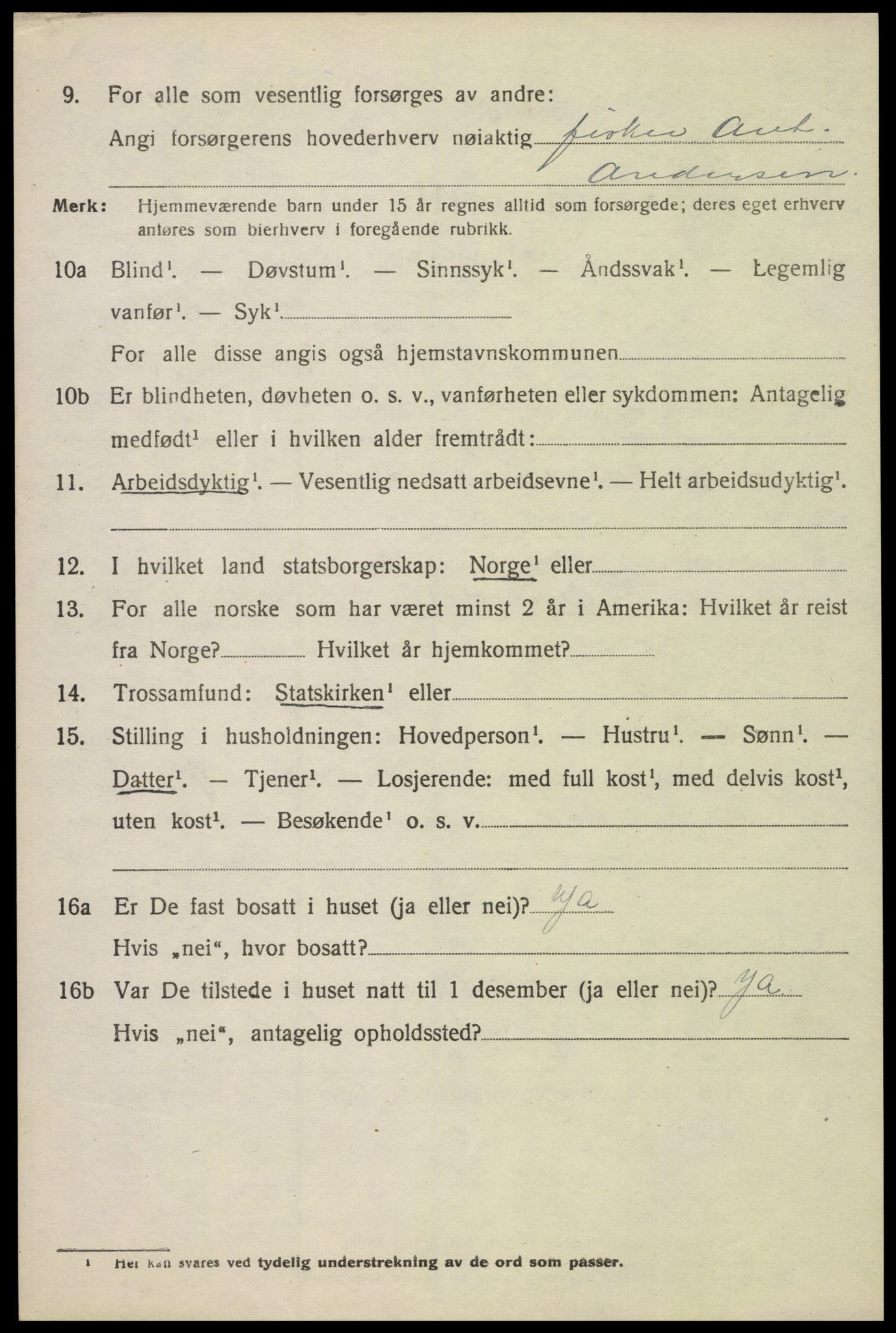 SAKO, 1920 census for Fredriksvern, 1920, p. 582