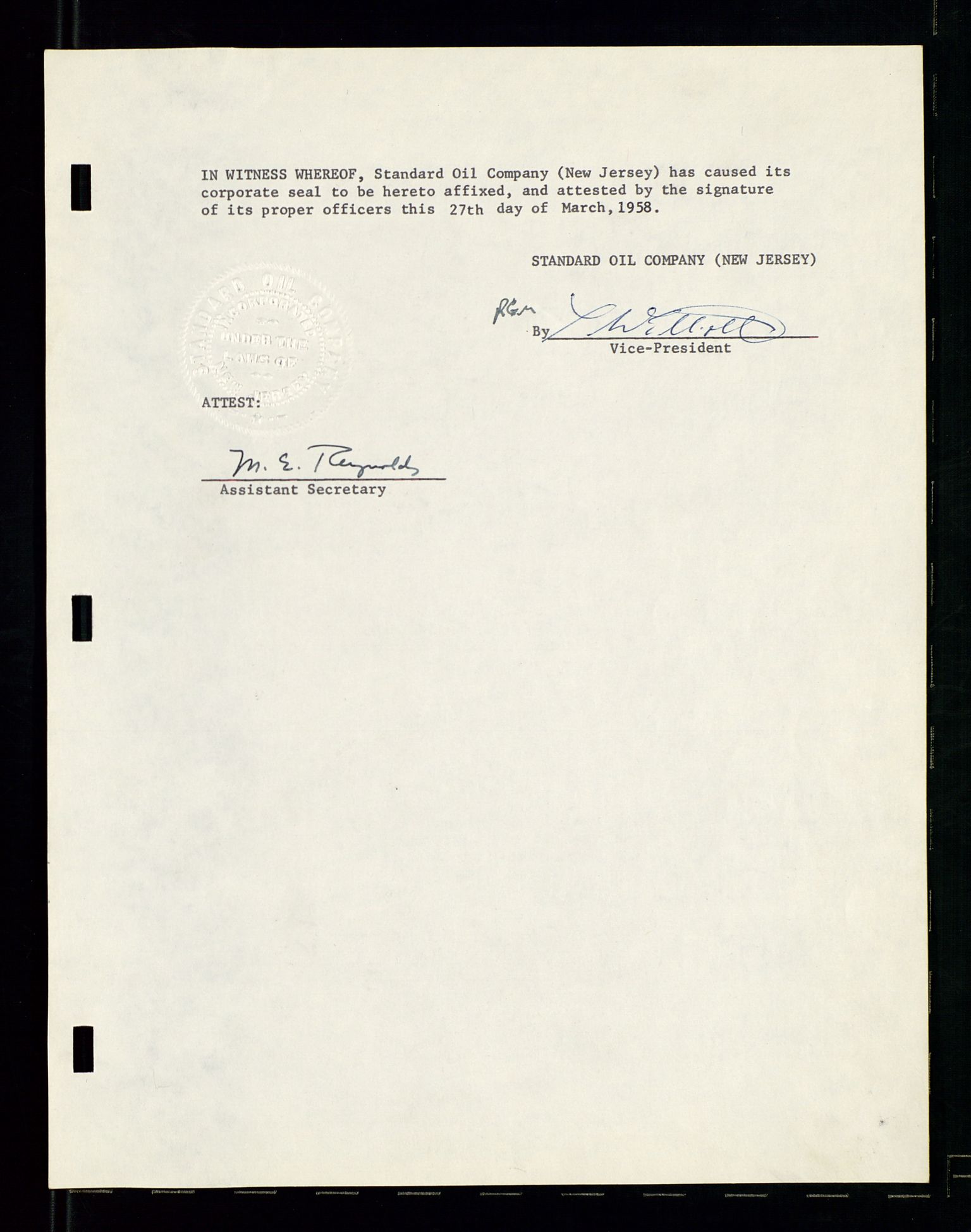 PA 1537 - A/S Essoraffineriet Norge, AV/SAST-A-101957/A/Aa/L0001/0002: Styremøter / Shareholder meetings, board meetings, by laws (vedtekter), 1957-1960, p. 77