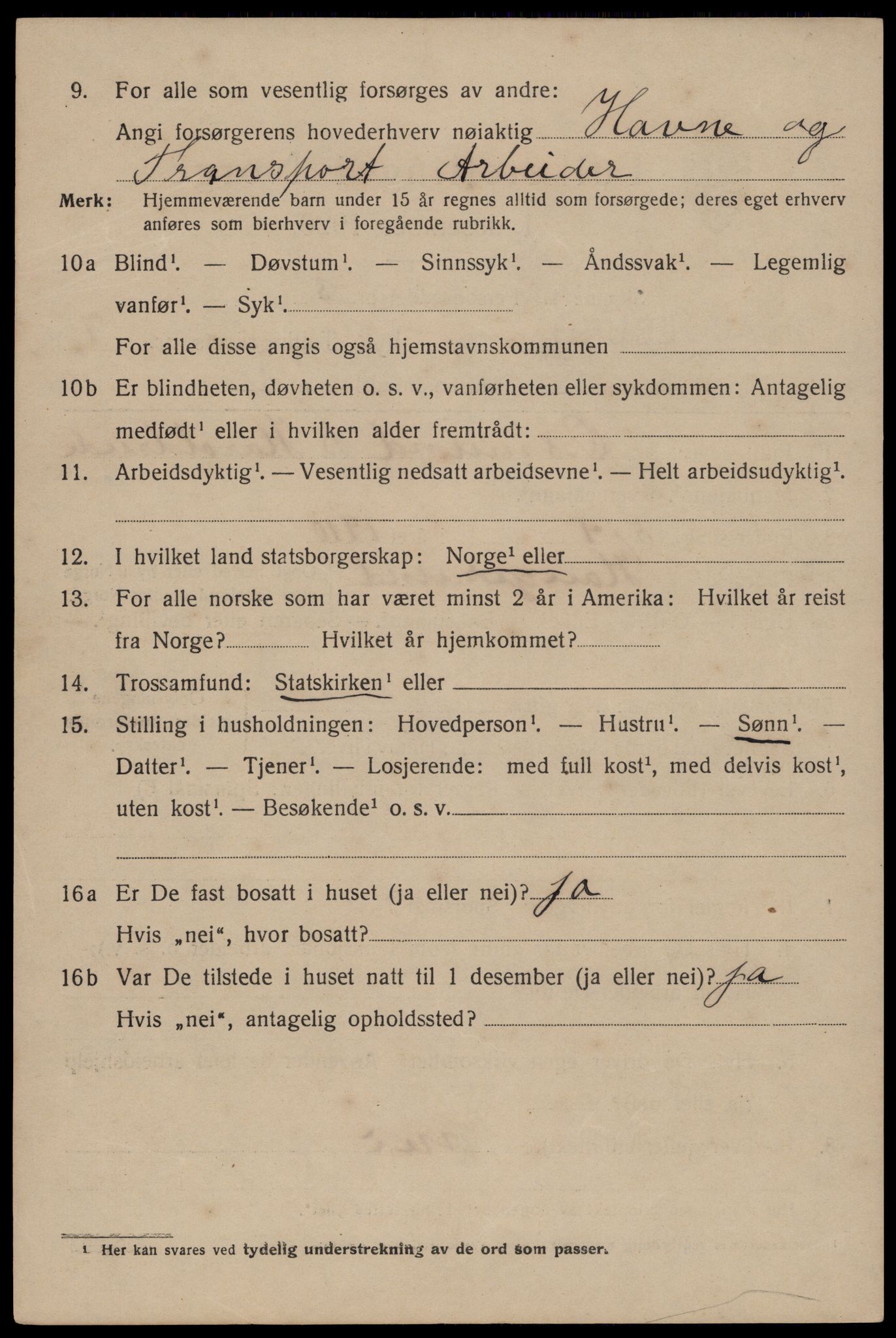 SAST, 1920 census for Haugesund, 1920, p. 27438