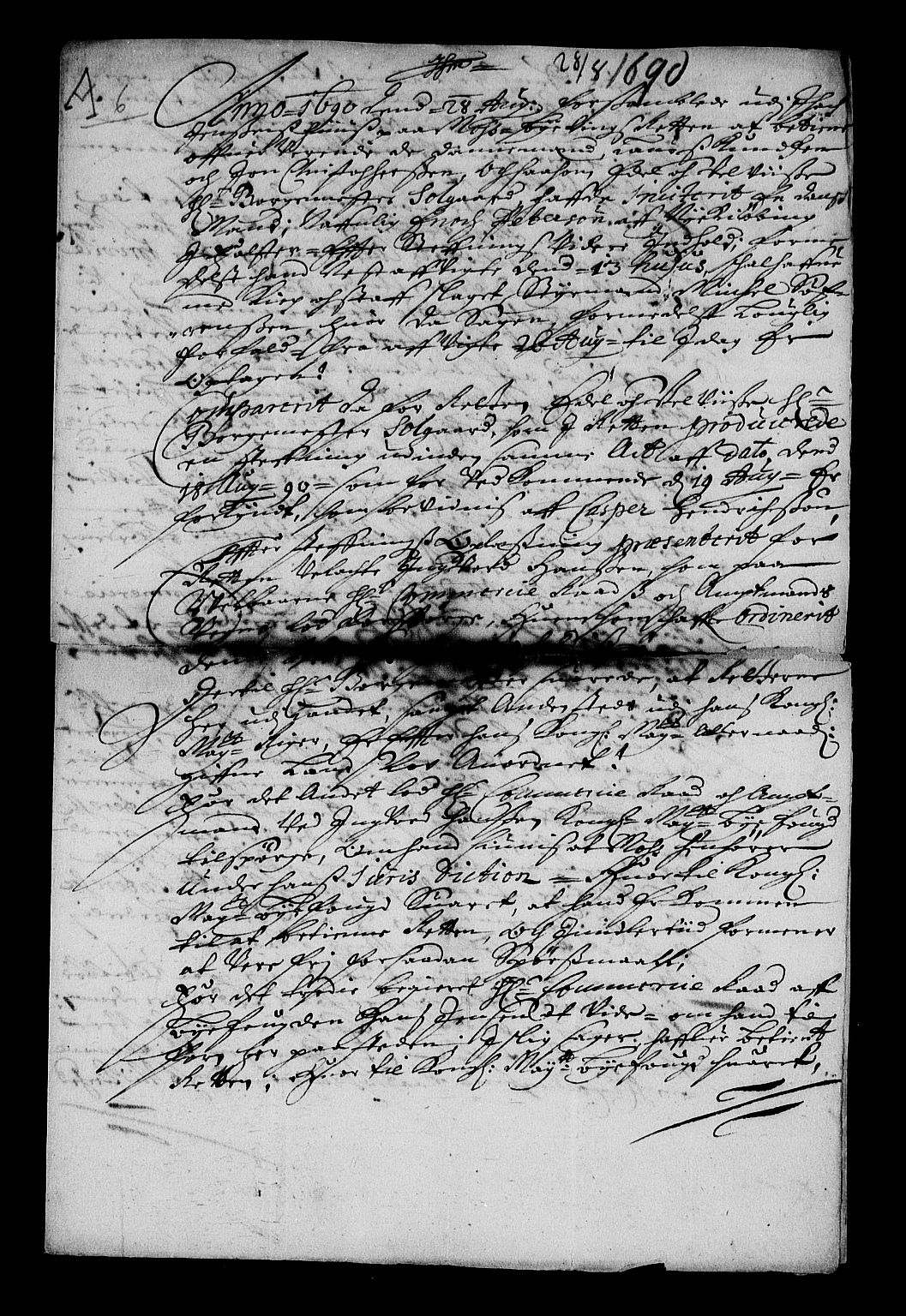 Stattholderembetet 1572-1771, AV/RA-EA-2870/Af/L0003: Avskrifter av vedlegg til originale supplikker, nummerert i samsvar med supplikkbøkene, 1689-1691, p. 255