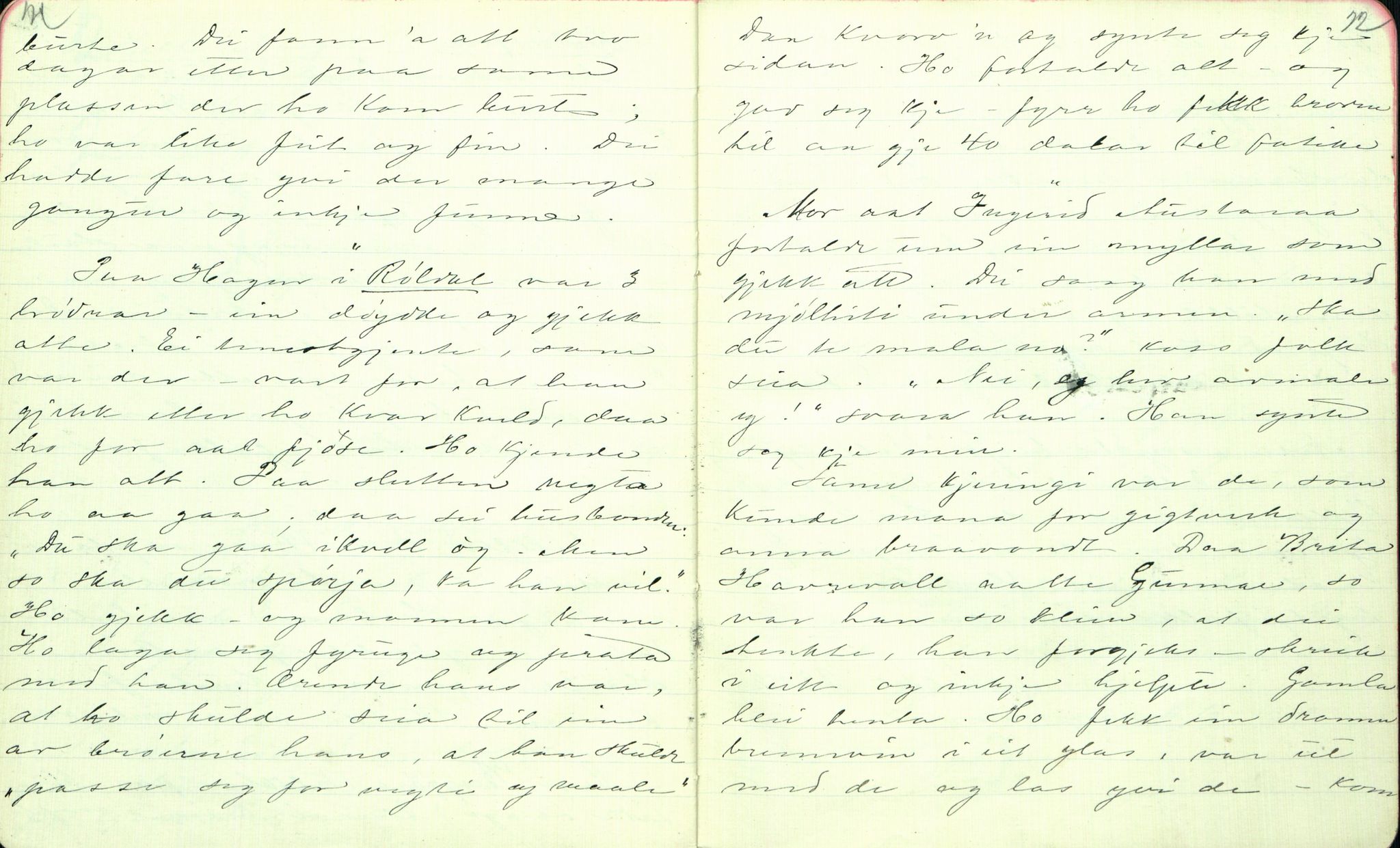 Rikard Berge, TEMU/TGM-A-1003/F/L0001/0017: 001-030 Innholdslister / 13. Biografi, ættetavlur etc., 1902, p. 21-22