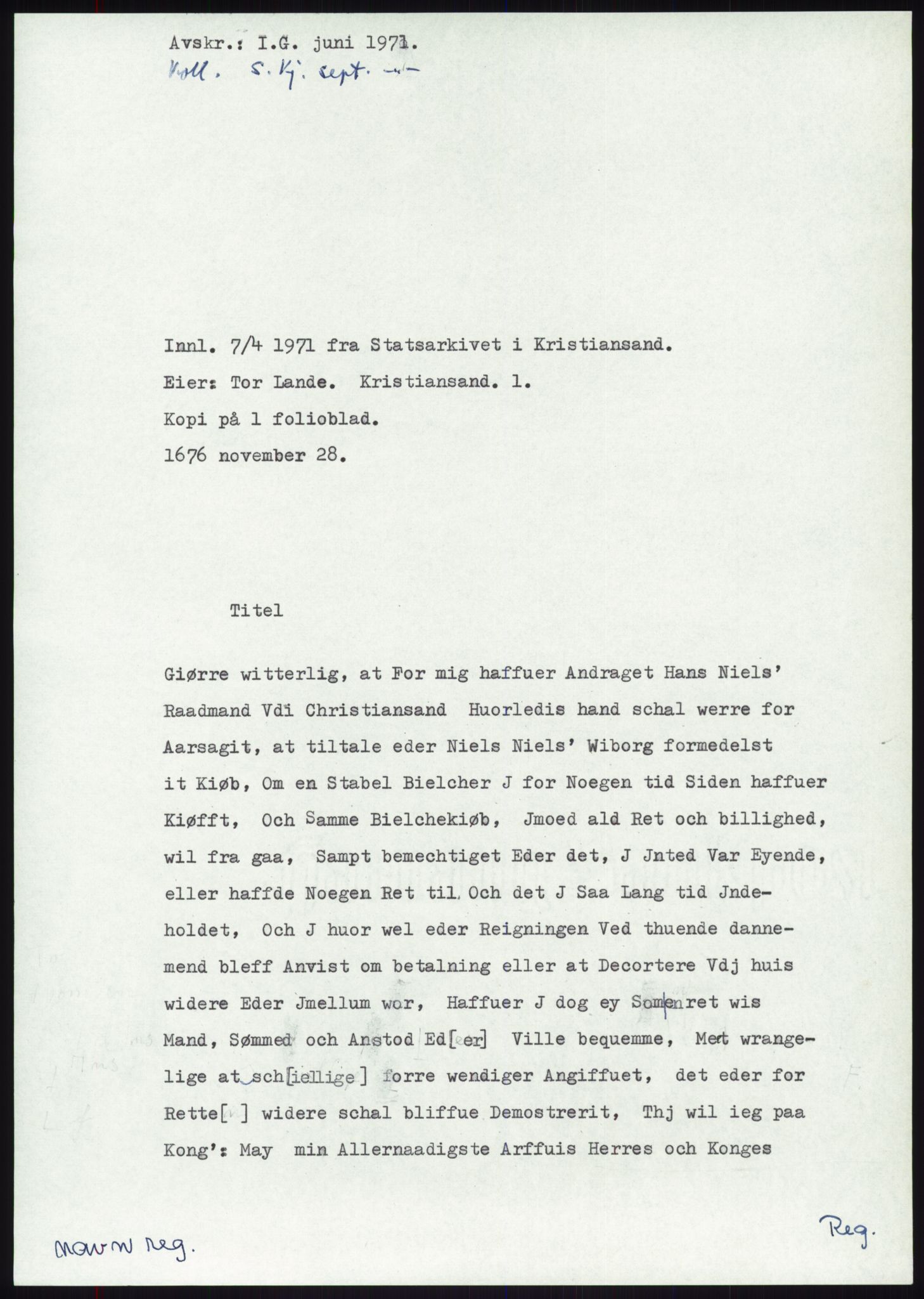 Samlinger til kildeutgivelse, Diplomavskriftsamlingen, AV/RA-EA-4053/H/Ha, p. 1933