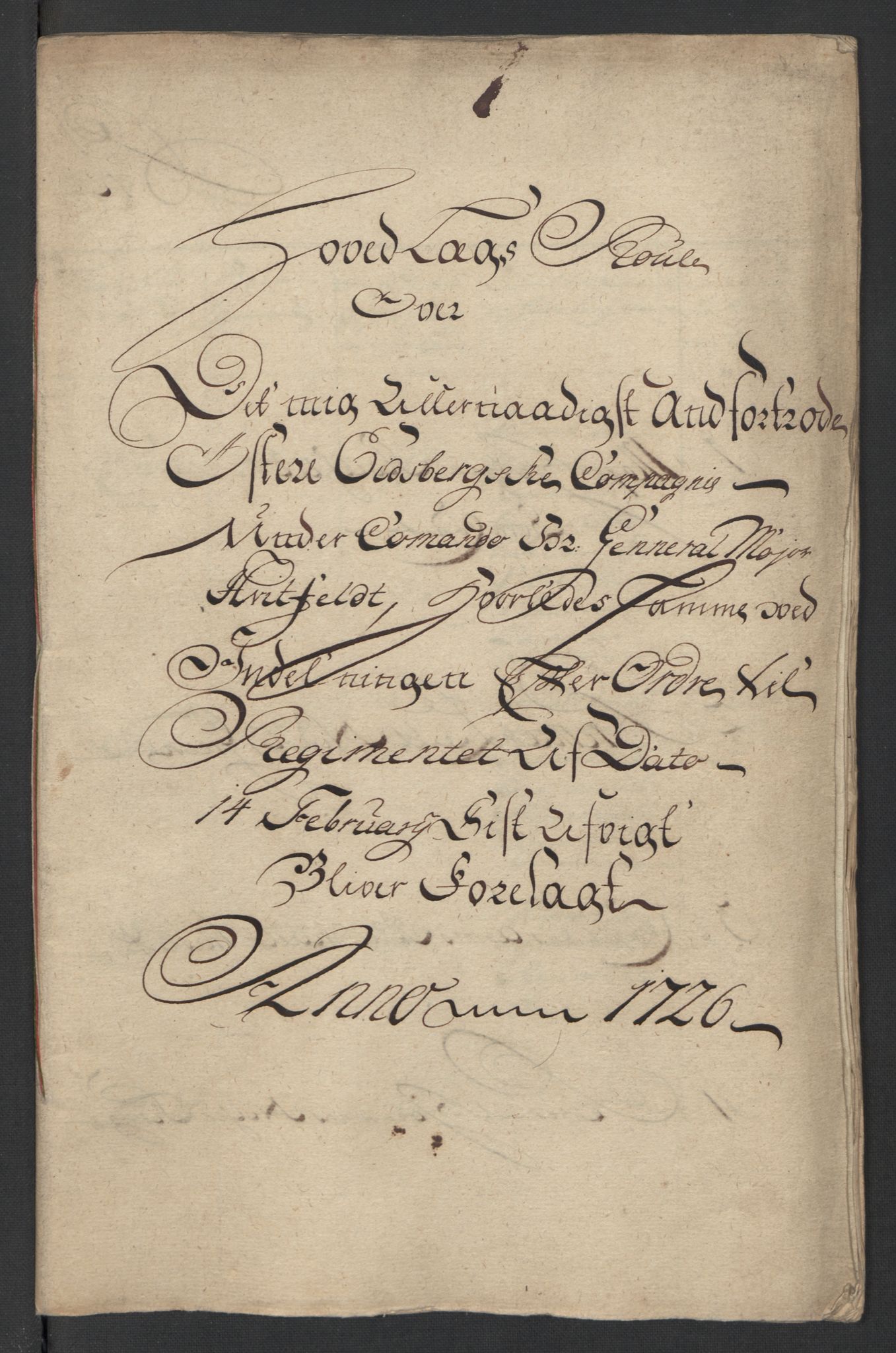 Rentekammeret inntil 1814, Realistisk ordnet avdeling, AV/RA-EA-4070/Ki/L0015: [S14]: Hovedlegdsruller, 1726, p. 570