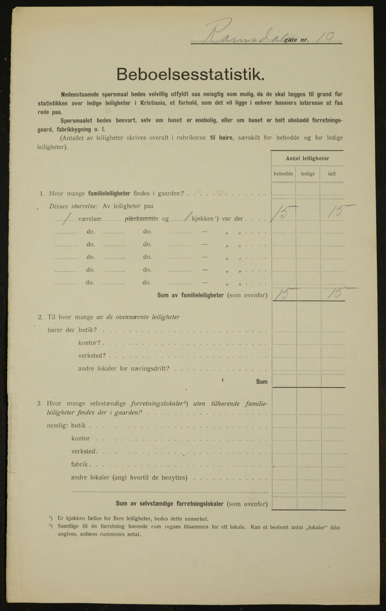 OBA, Municipal Census 1912 for Kristiania, 1912, p. 83583