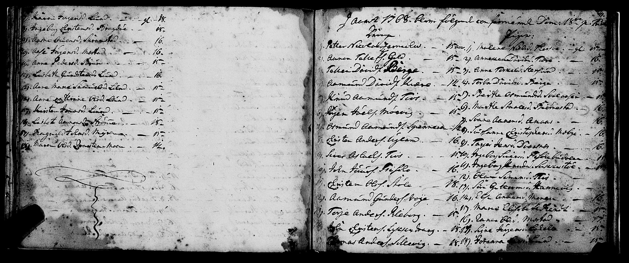 Oddernes sokneprestkontor, AV/SAK-1111-0033/F/Fa/Faa/L0003: Parish register (official) no. A 3, 1736-1795, p. 40-41