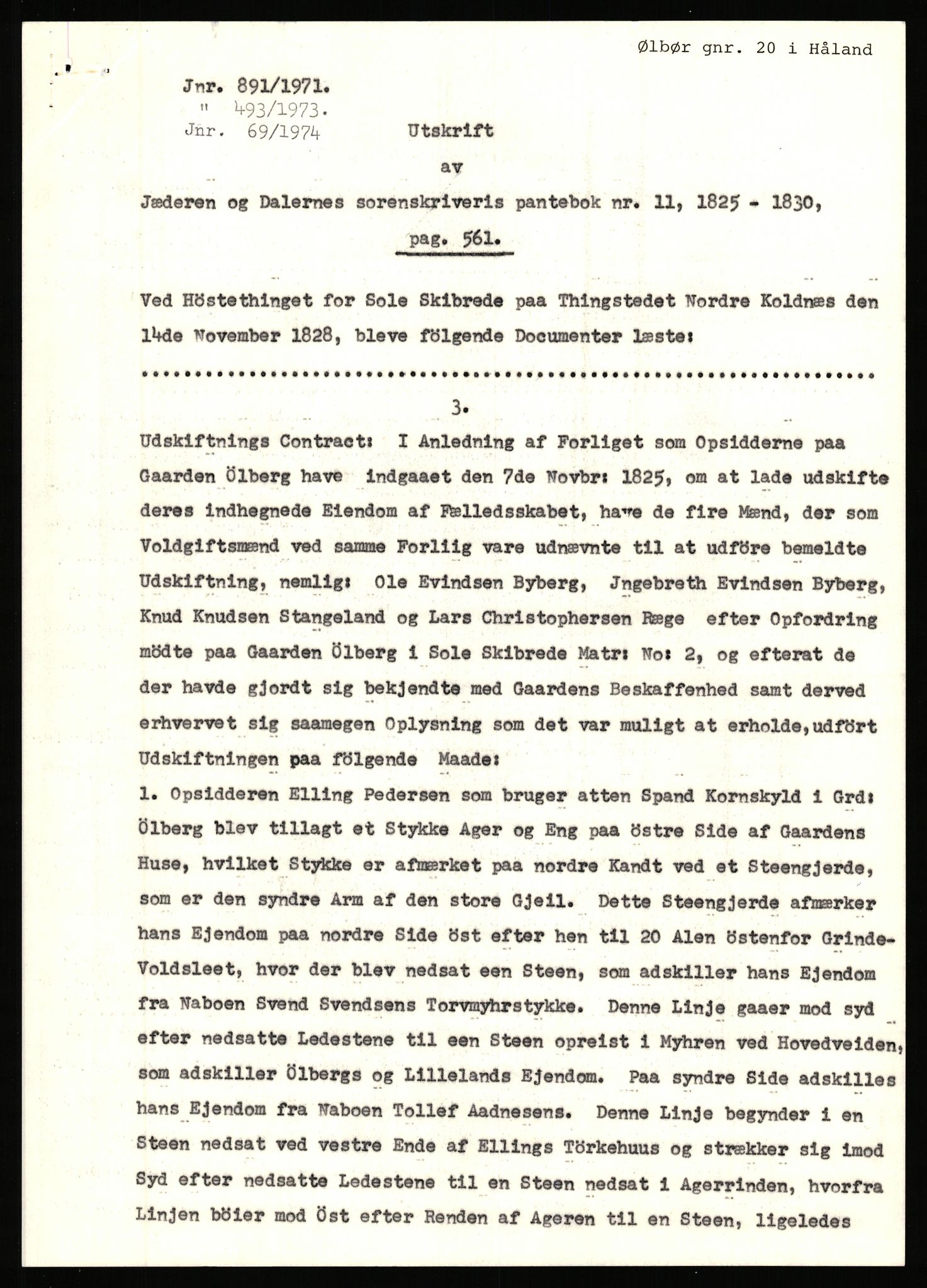 Statsarkivet i Stavanger, SAST/A-101971/03/Y/Yj/L0098: Avskrifter sortert etter gårdsnavn: Øigrei - Østeinstad, 1750-1930, p. 117